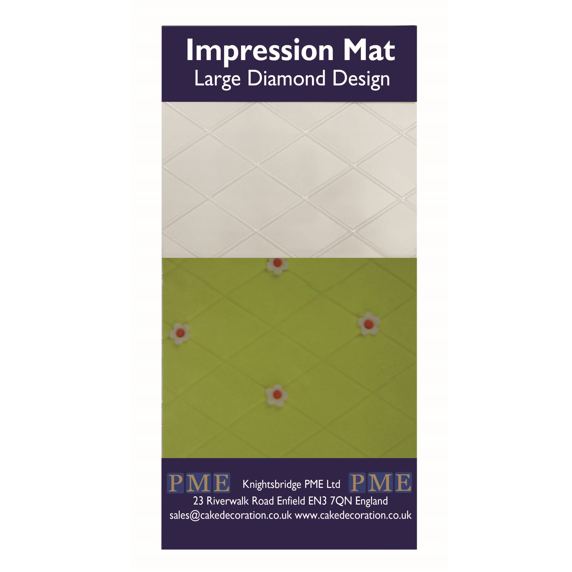 PME Icing Fondant Impression Imprint Mat Sugarcraft Candy Cake Decorating Mould