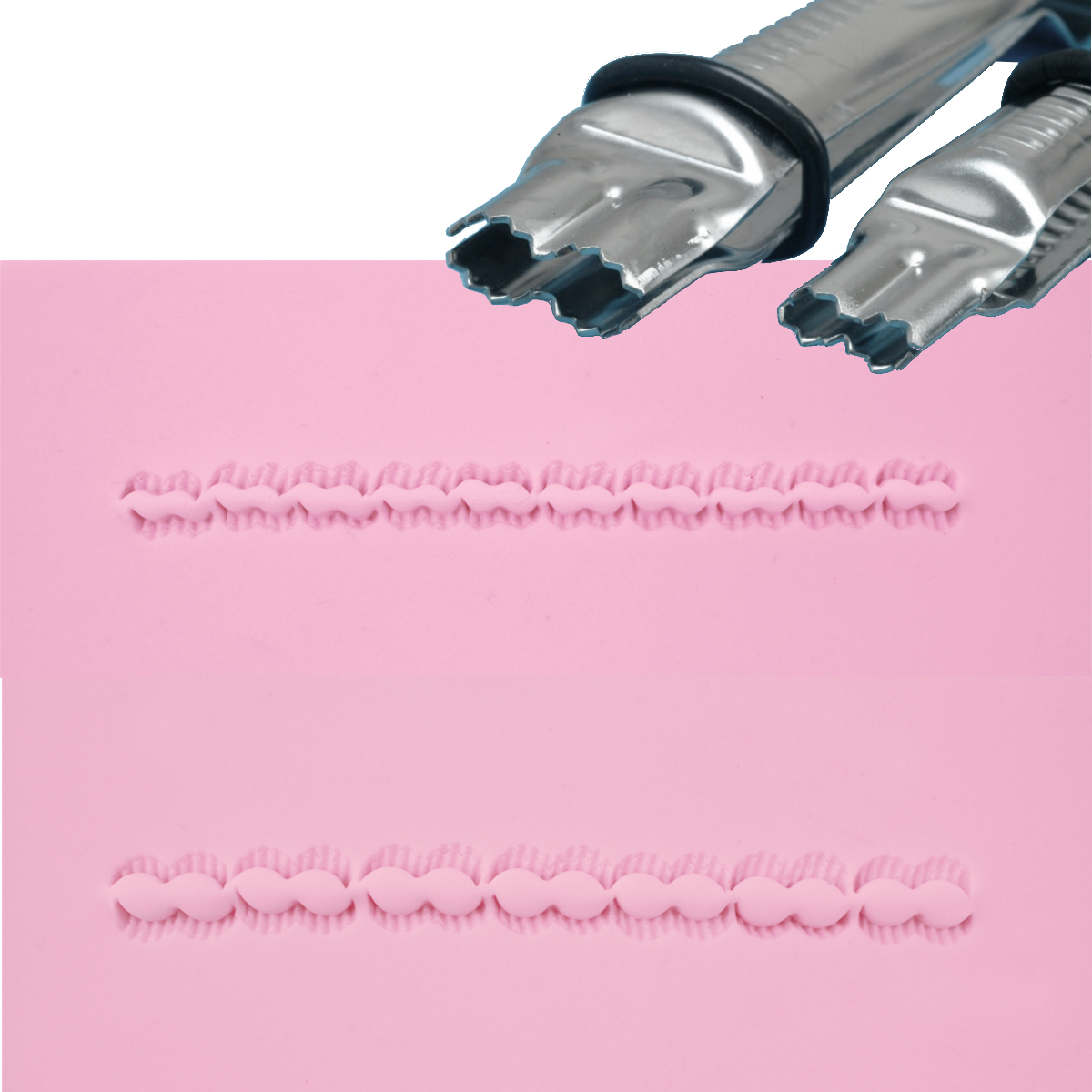 PME CLOSED SCALLOP SERRATED Metal Crimpers Emboss for Sugarcraft Cake Decorating