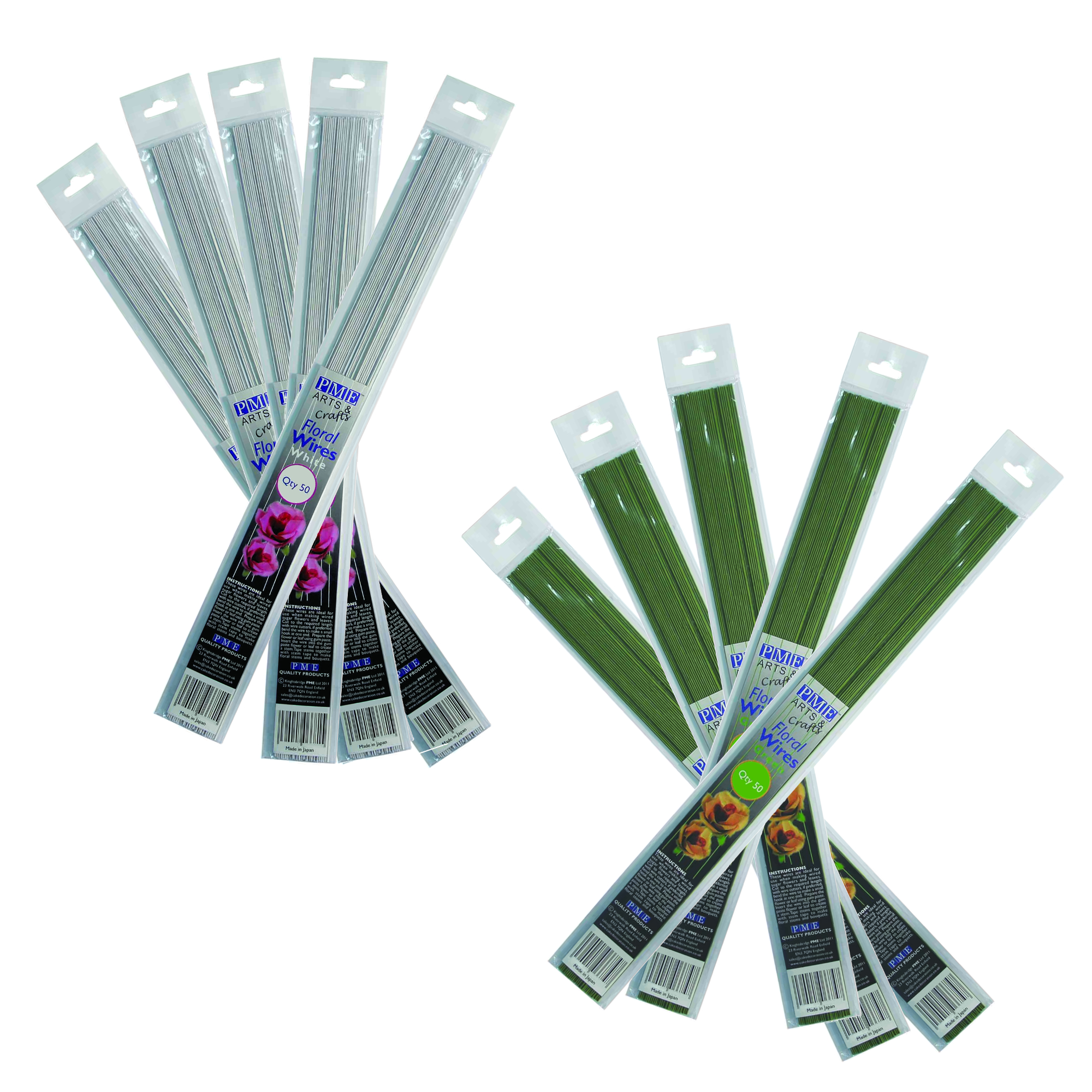 PME Silver Sparkle Colour Glitter Tapes for Sugarcraft Florist Cake Decoration