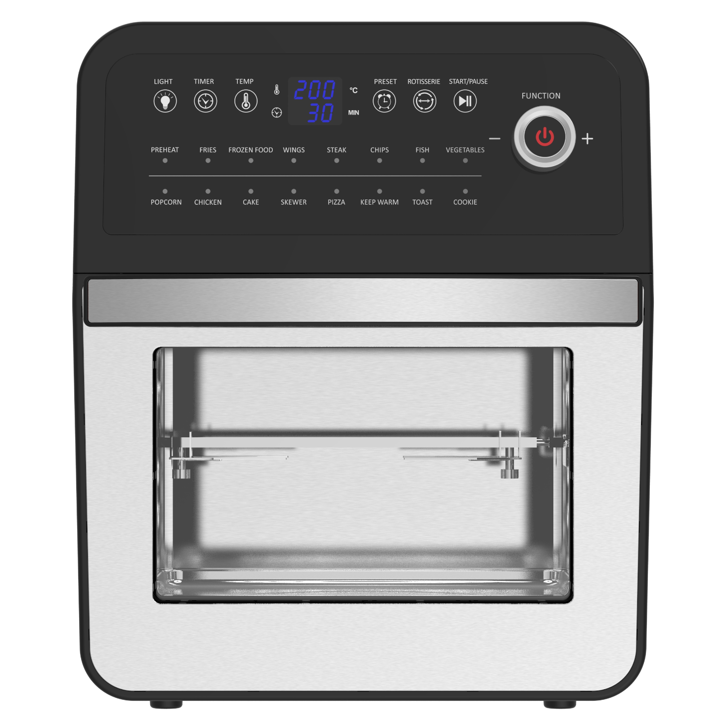 EMtronics 12L Digital Air Fryer Oven Combi with Timer - Picture 24 of 25