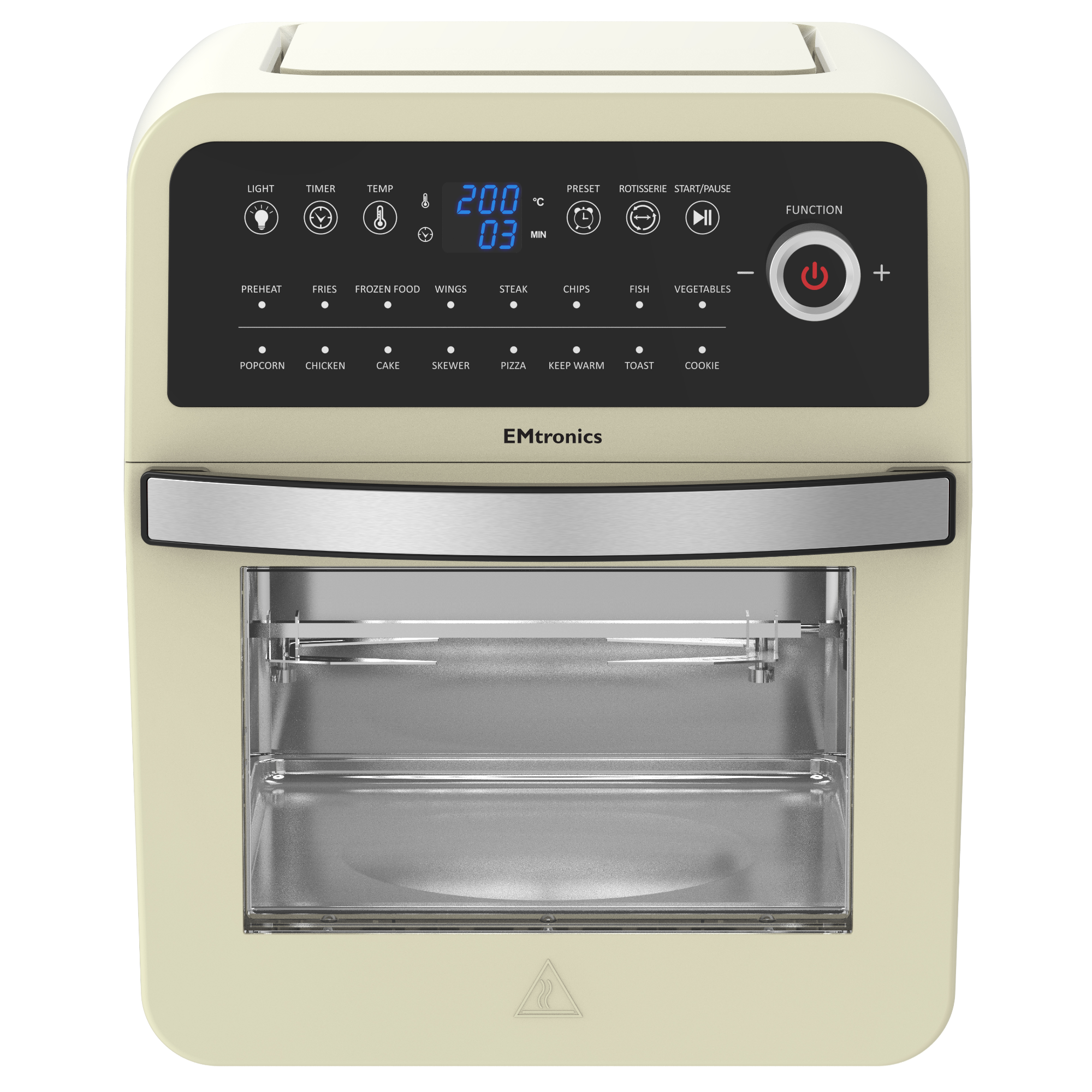 EMtronics 12L Digital Air Fryer Oven Combi with Timer - Picture 14 of 25