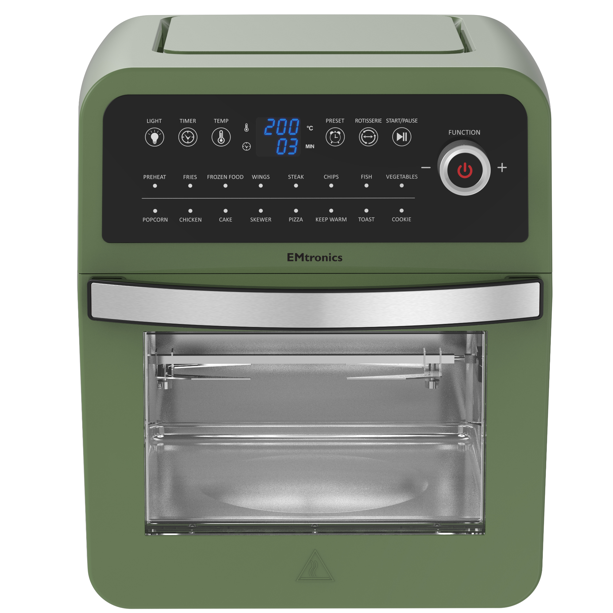 EMtronics 12L Digital Air Fryer Oven Combi with Timer - Picture 19 of 25