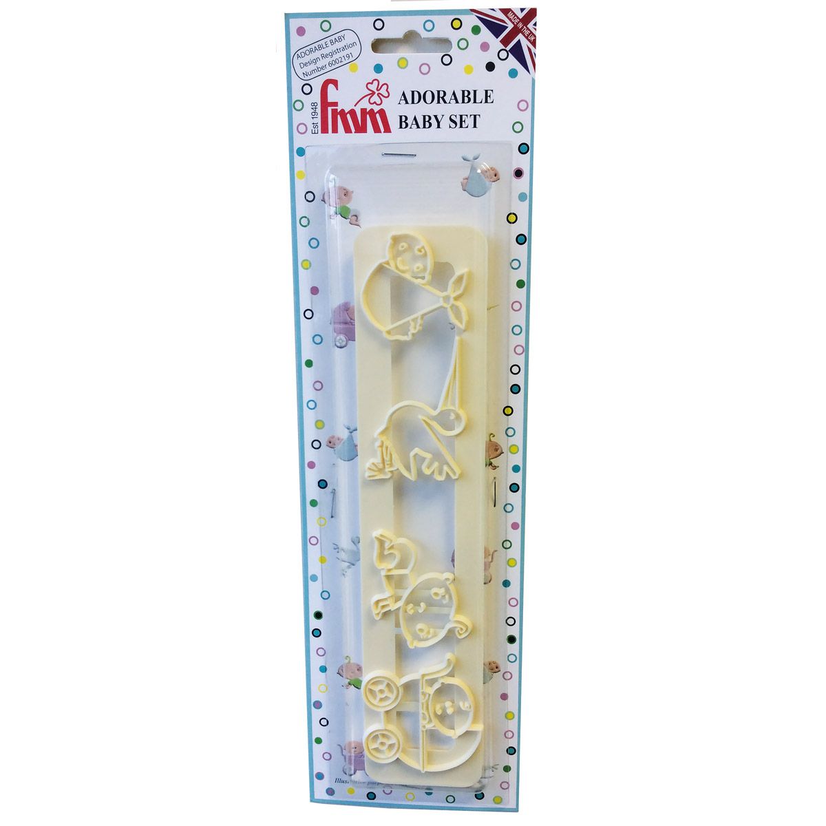 FMM Mumie Baby Elefanten Icing Cutter sauber schneiden Fondant Schneidwerkzeug
