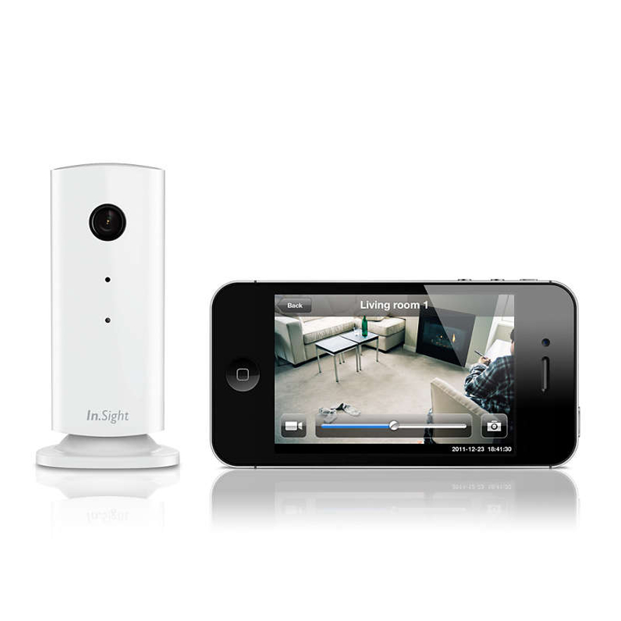 Philips M100D InSight Surveillance Camera WiFi Home Monitor from iPhone