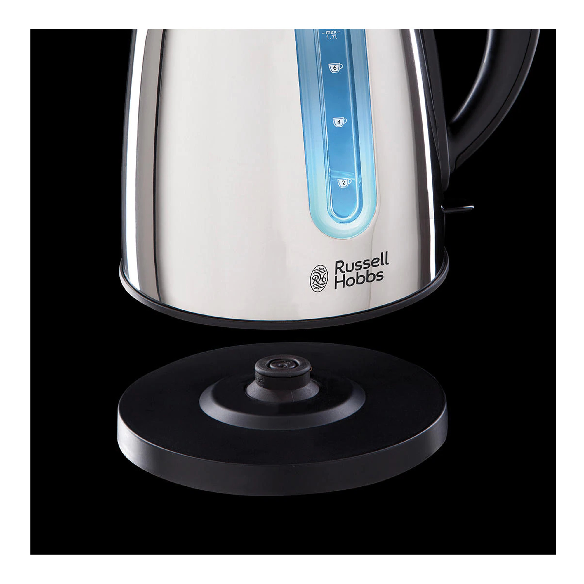 Russell Hobbs 19390 Orleans Polished Stainless Steel 1.7L Rapid Boil