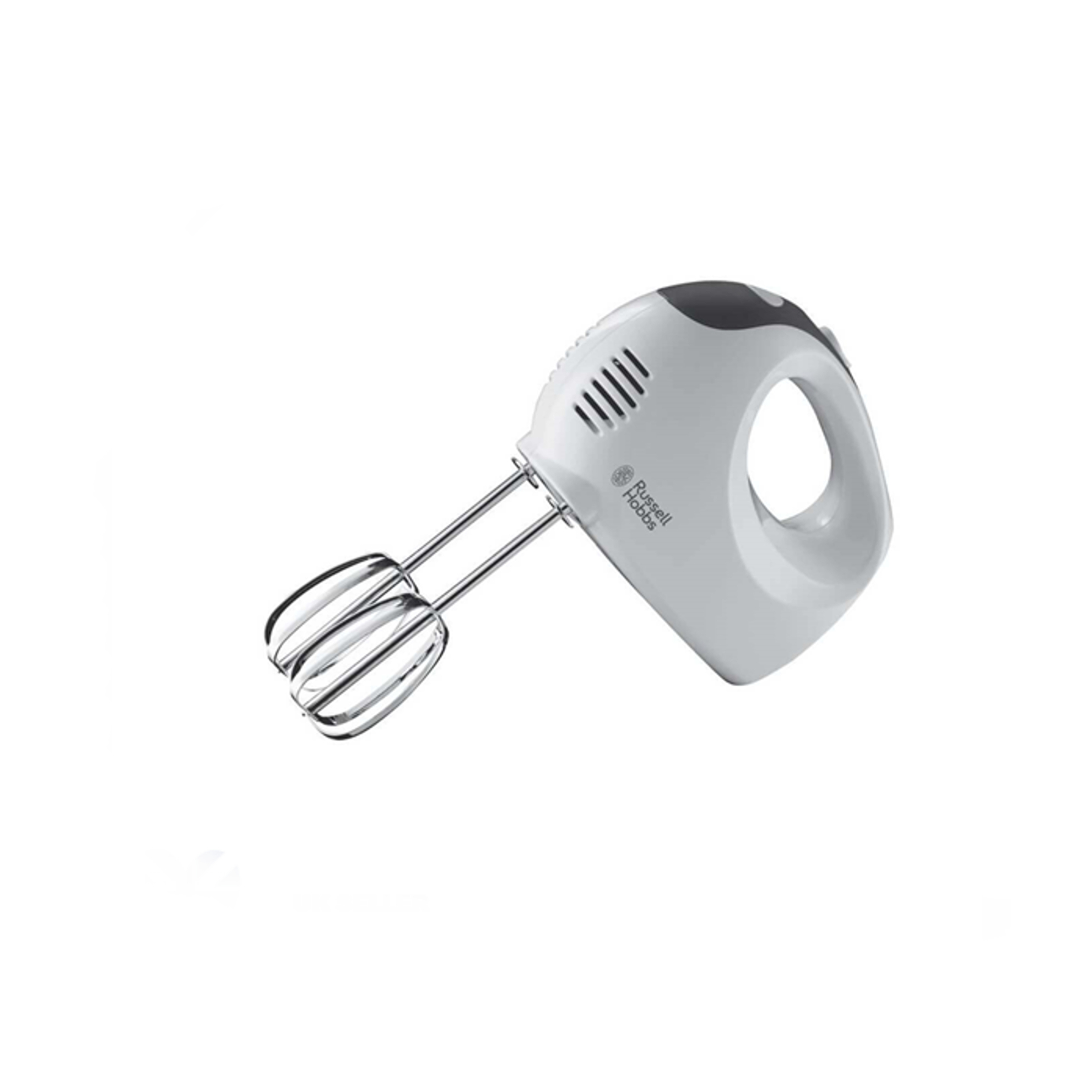 Russell Hobbs 22230 Hand Mixer, Plastic, 125W White (Chrome Beaters