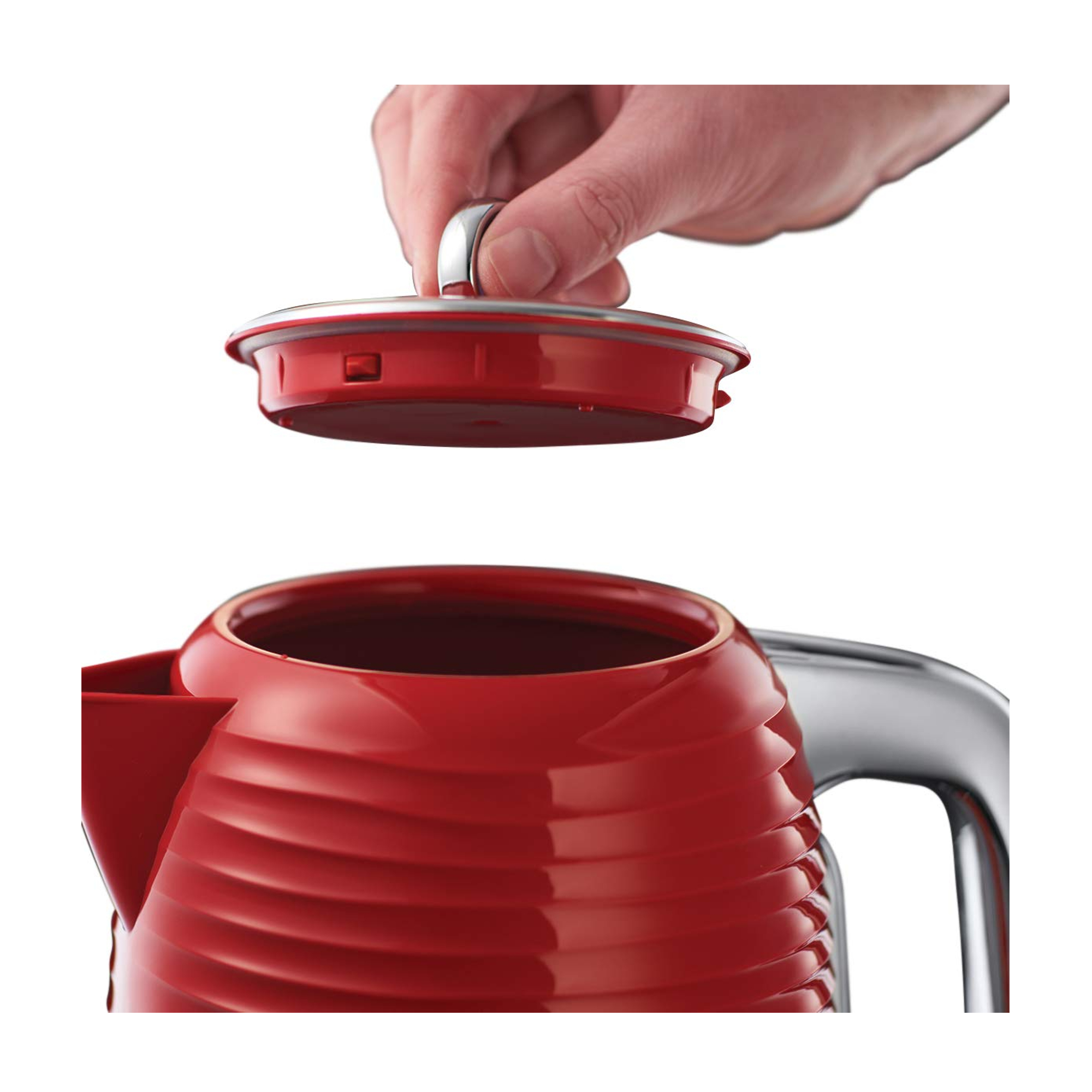 Russell Hobbs 24362 Inspire Electric Kettle 3000W 1.7 Litre Red
