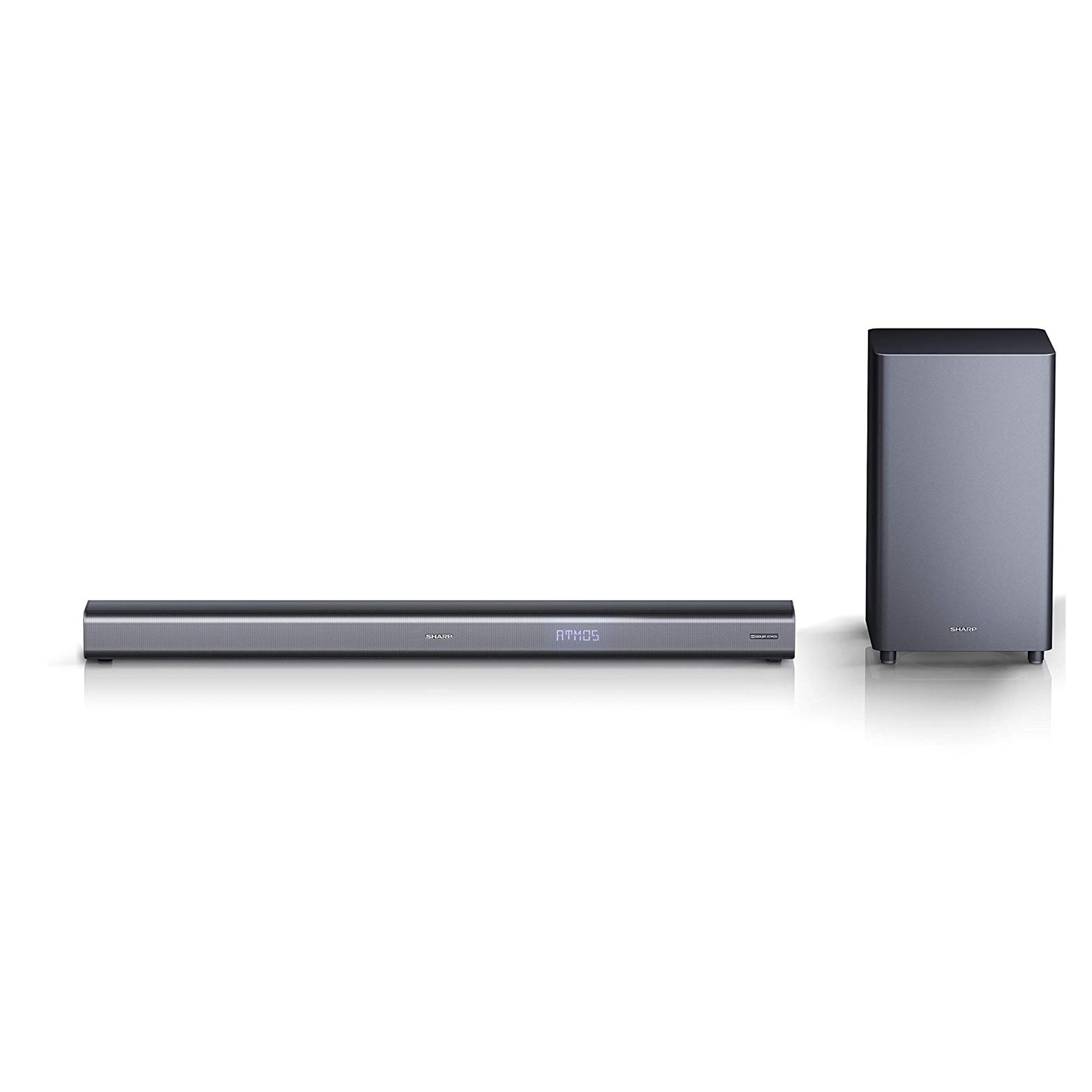 Sharp 440W Dolby Atmos Soundbar with Bluetooth, 4K HDMI and LED Display