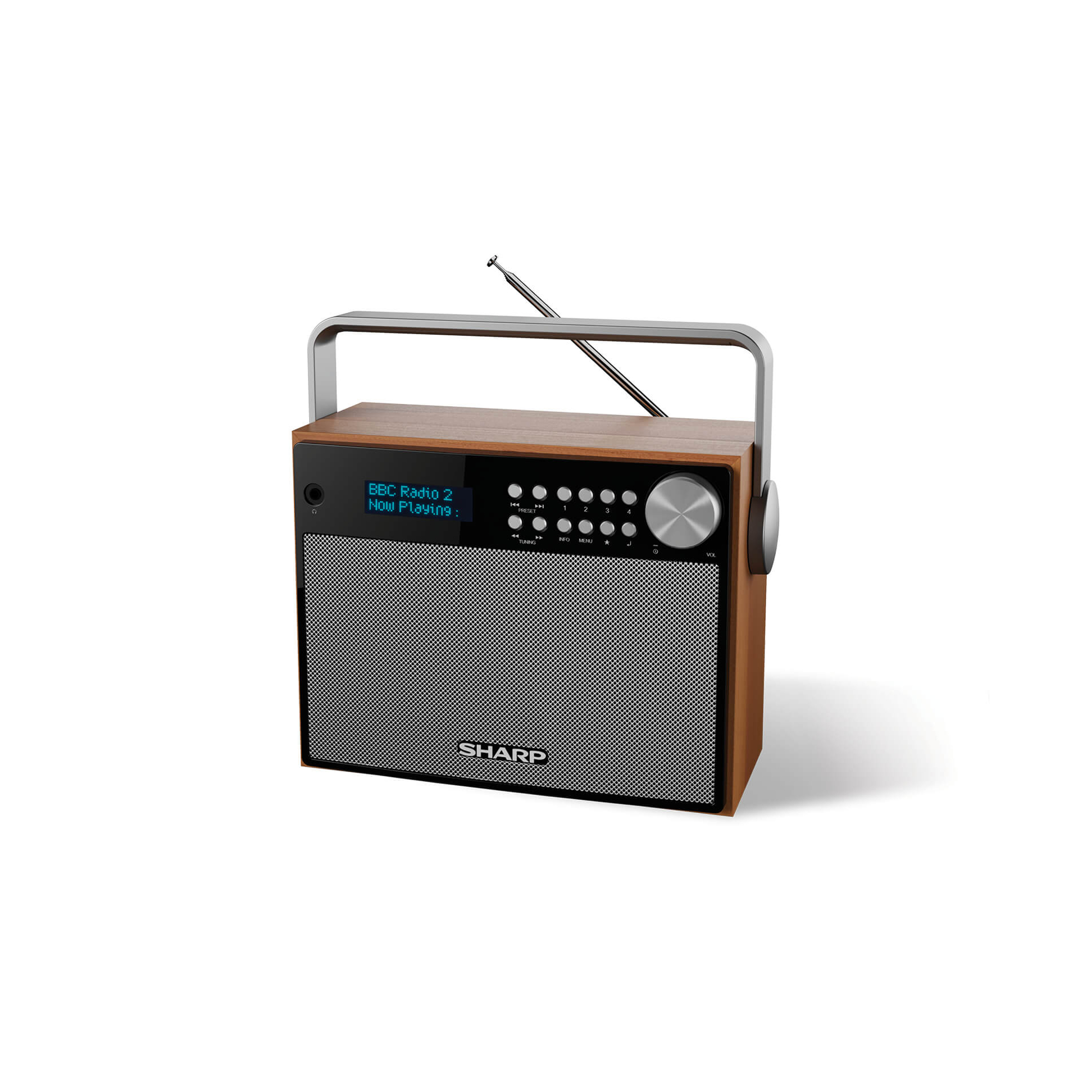 Sharp DRP350 6W Portable Digital Radio with DAB/DAB+/FM and Bluetooth