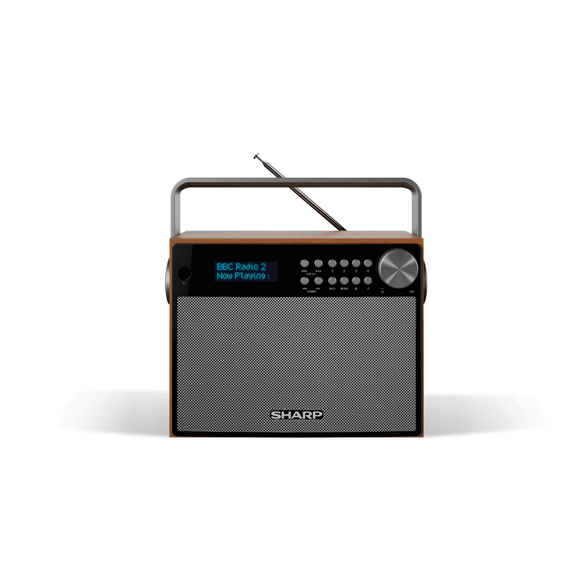 Sharp DRP350 6W Portable Digital Radio with DAB/DAB+/FM and Bluetooth