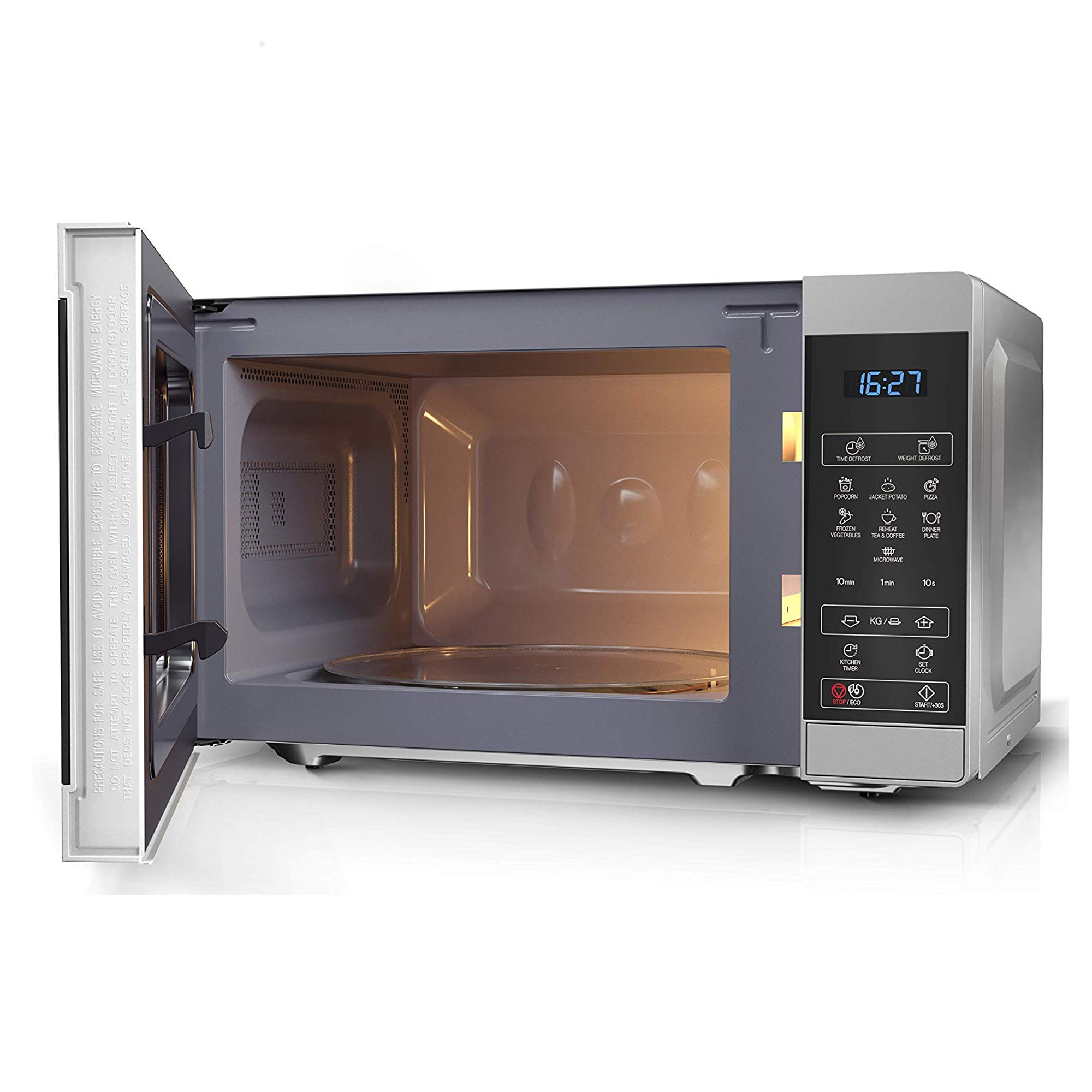 Sharp YCMS02US Silver 800W 20L Capacity Microwave with 11 Power Power