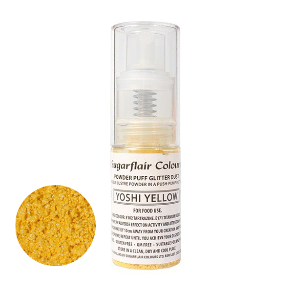 Sugarflair Powder Puff Edible Glitter NonAerosol Spray for Cakes 10g