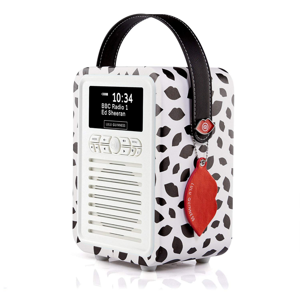 VQ Retro Mini DAB+ FM Radio with Bluetooth Speaker Lulu Guinness