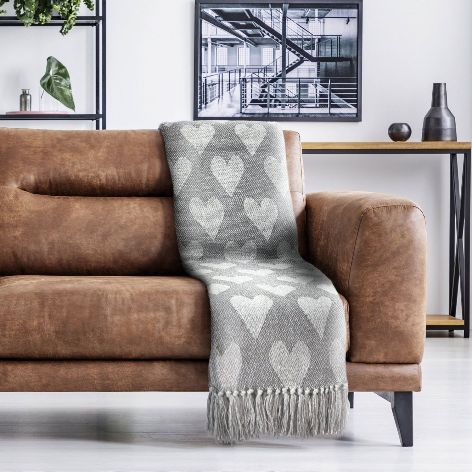 Luxury Chair Bed Sofa Throw Tassel 100% Cotton Soft Warm Fringe Blanket Throws