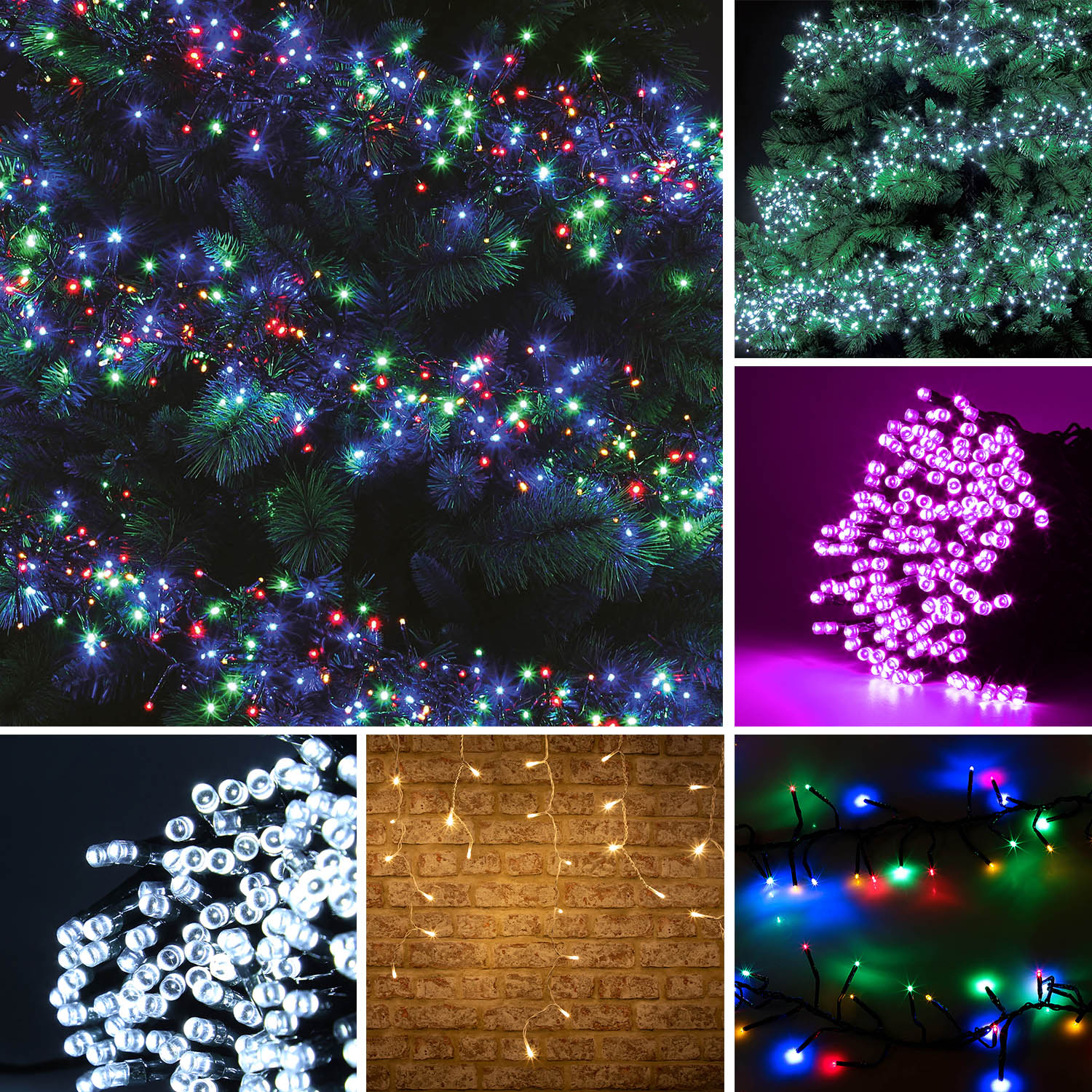 Bright LED Chaser Lights 8 Mode Christmas Lights Indoor Outdoor Xmas Tree Light