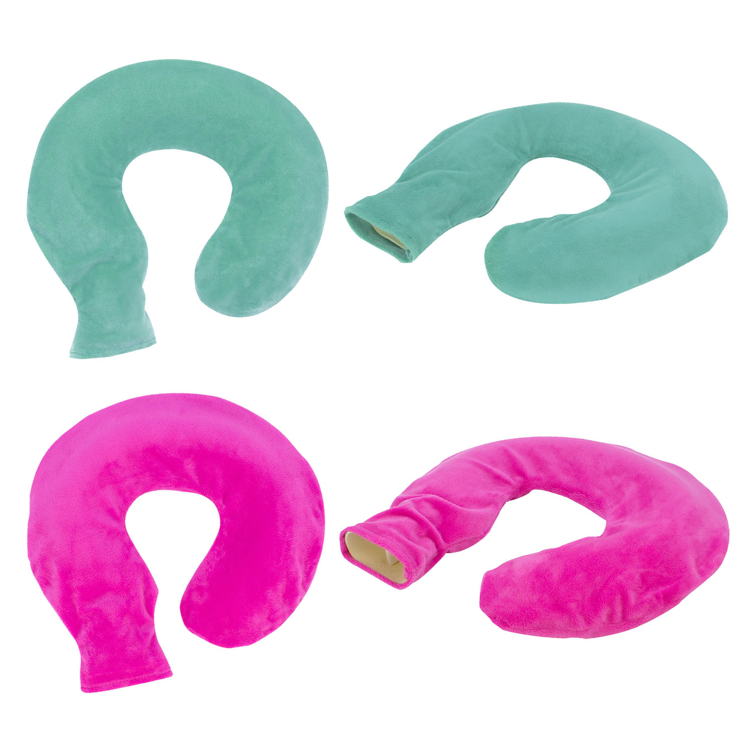 Neck and Shoulder Warmer Stress Pain Reliever Hot Water Bottle Warm Cover Fleece