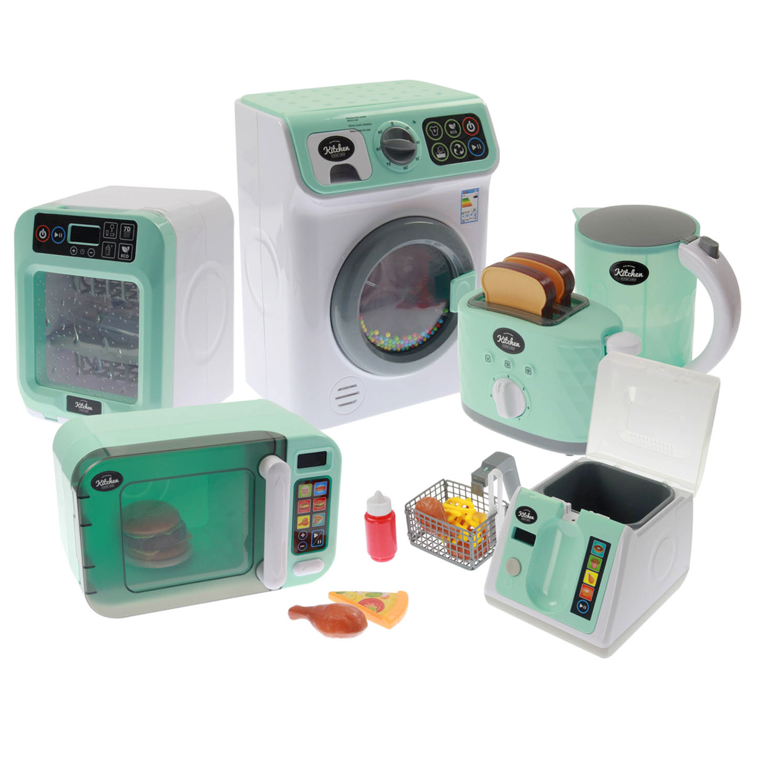 Super Chef Kids Kitchen Playset Toys Fun Learning Preschool Pretend Play Toy Set