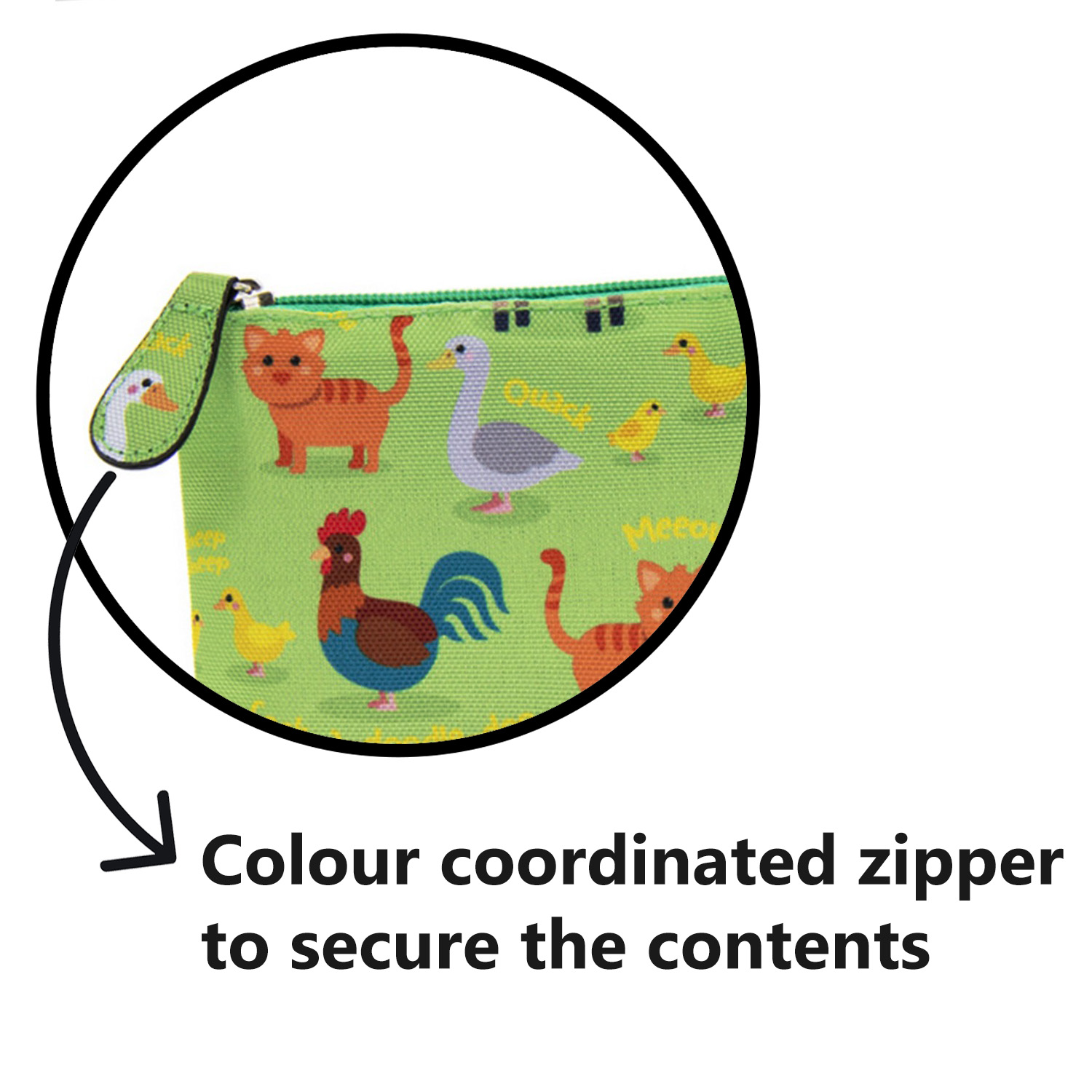 Little Stars Boys Girls Pencil Case Zip Kids School Stationery Crayon Pouch Bag