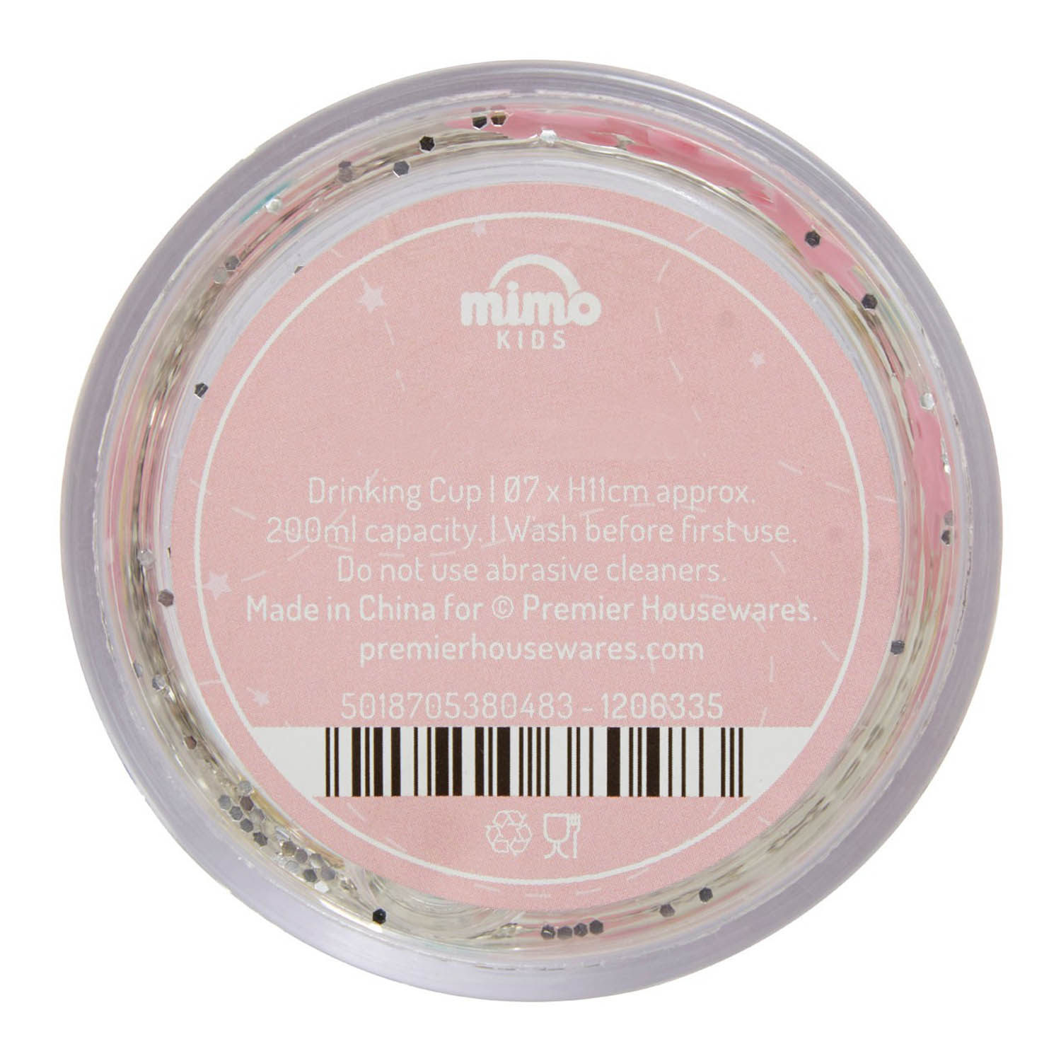 Mimo Baby Kids Plastic Drinking Cups Girls Boys Tumbler Water Drinks Mug Cup