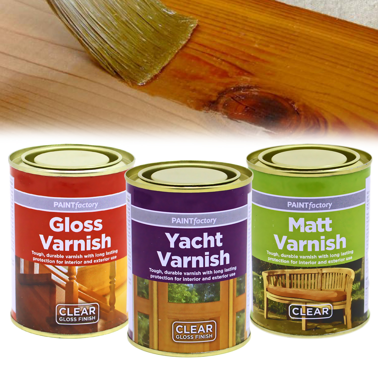 300ml Matt Gloss Yacht Varnish Interior Exterior Protection Metal Wood Paints
