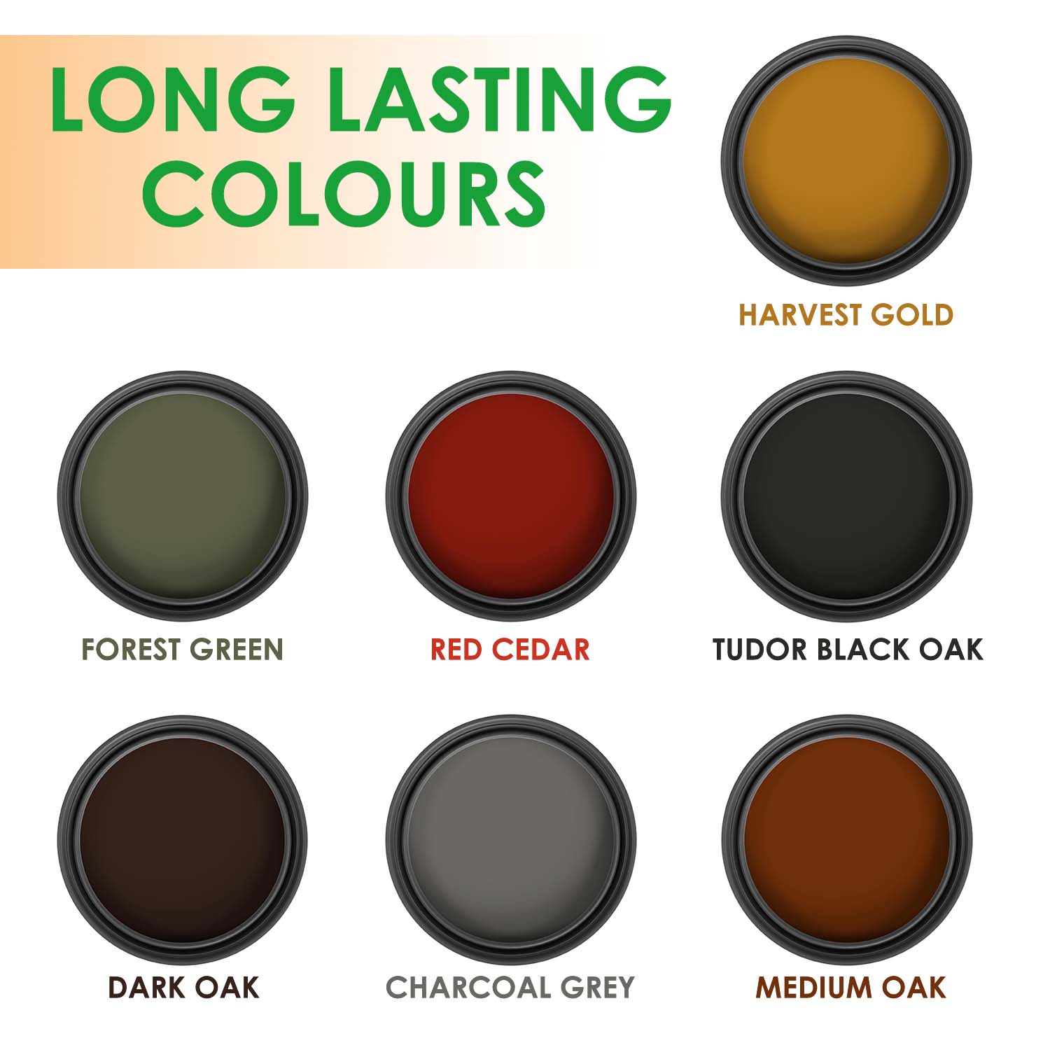 Ronseal One Coat Fence Life Garden Shed & Fence Paint Quick Dry Wood Stain 5L