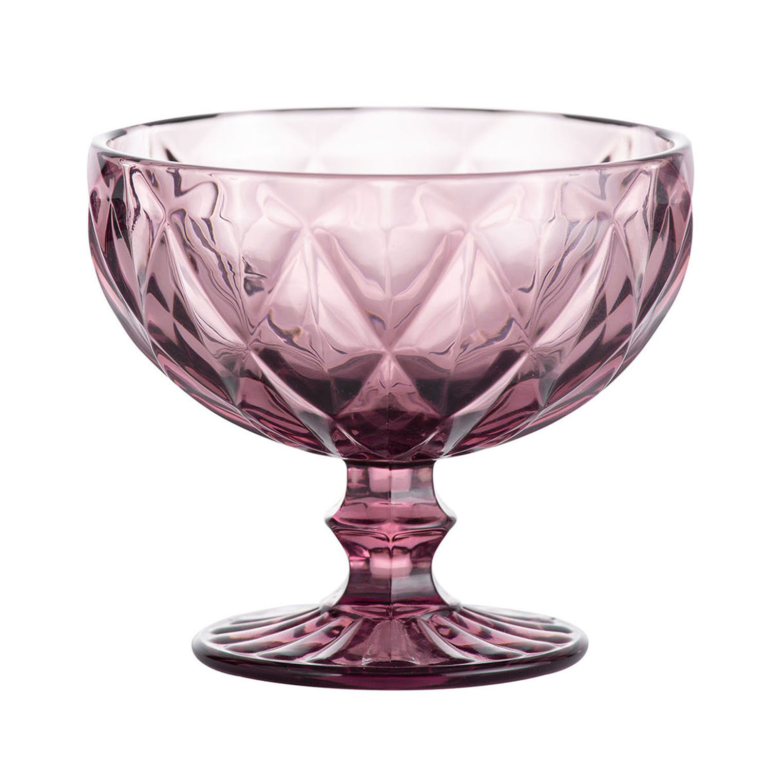 Gemstone Diamond Ridges Wine Glasses Highball Glass Cocktail Mixer Bar Drinkware - Picture 6 of 17