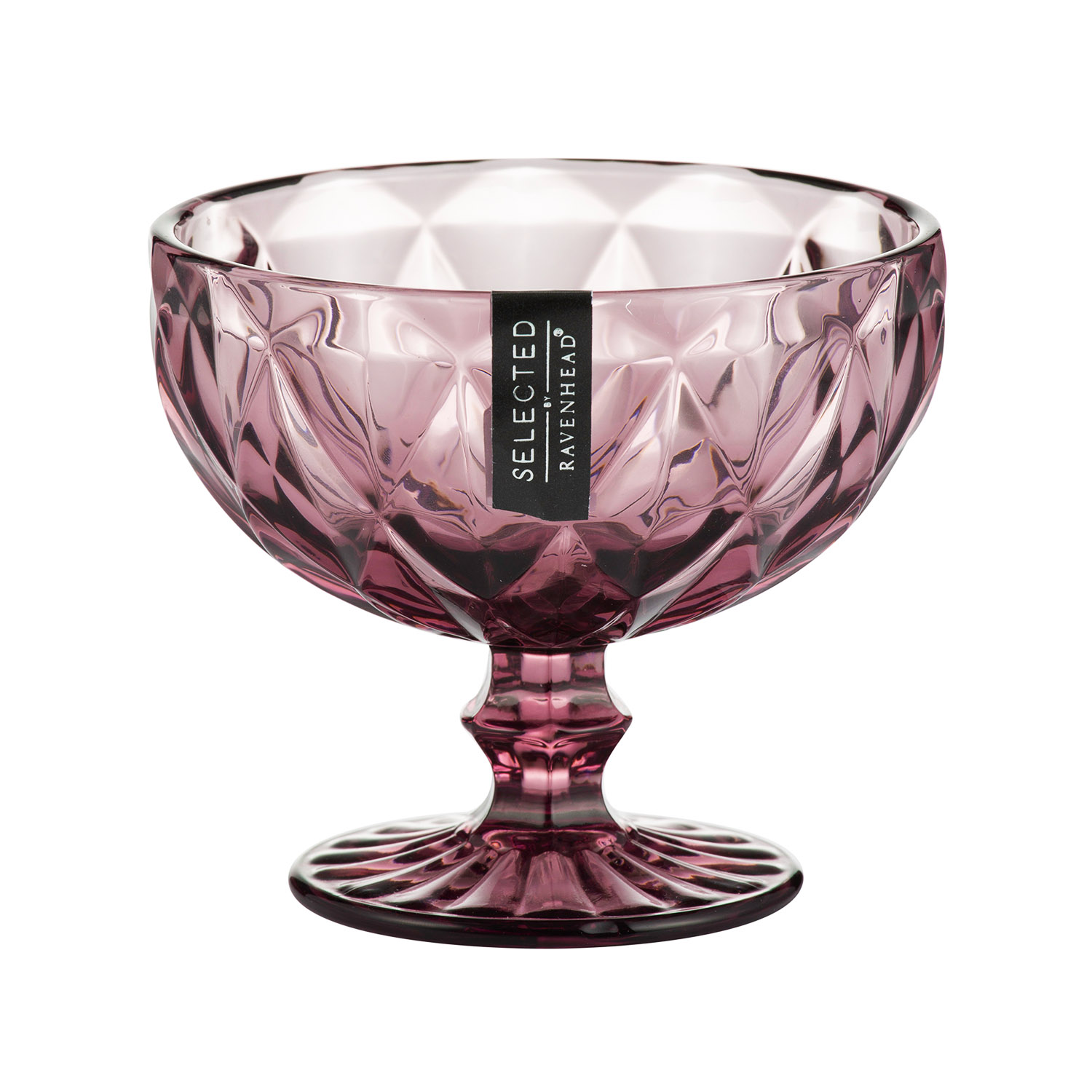Gemstone Diamond Ridges Wine Glasses Highball Glass Cocktail Mixer Bar Drinkware - Picture 7 of 17