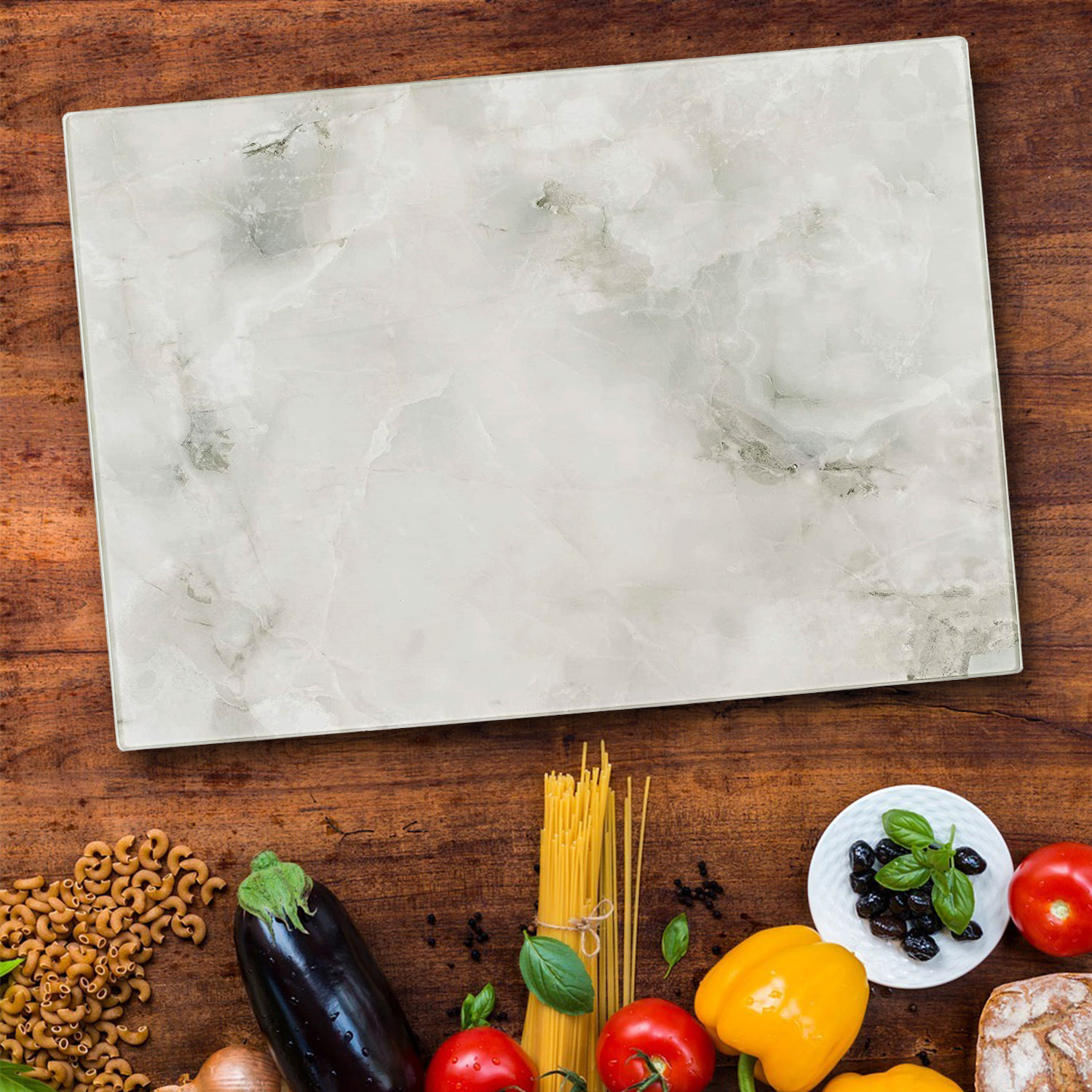 TALA Glass Chopping Board Kitchen Worktop Saver Food Cutting Boards Non-Slip - Picture 12 of 17