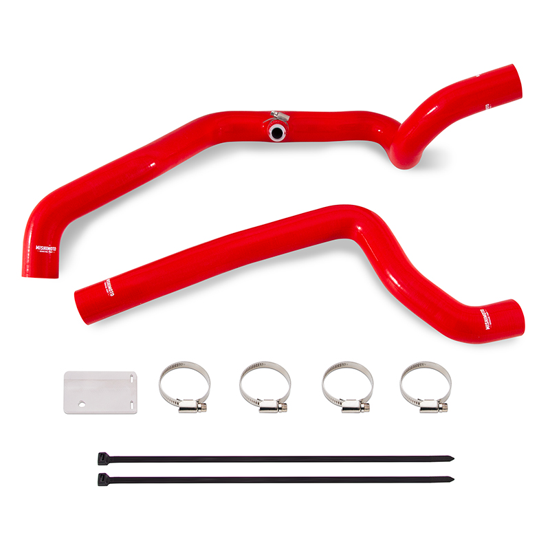 Mishimoto MMHOSE-WR6-91BL Silicone Radiator Hose Kit Compatible With Jeep Wrangler YJ 1997-2006 Blue
