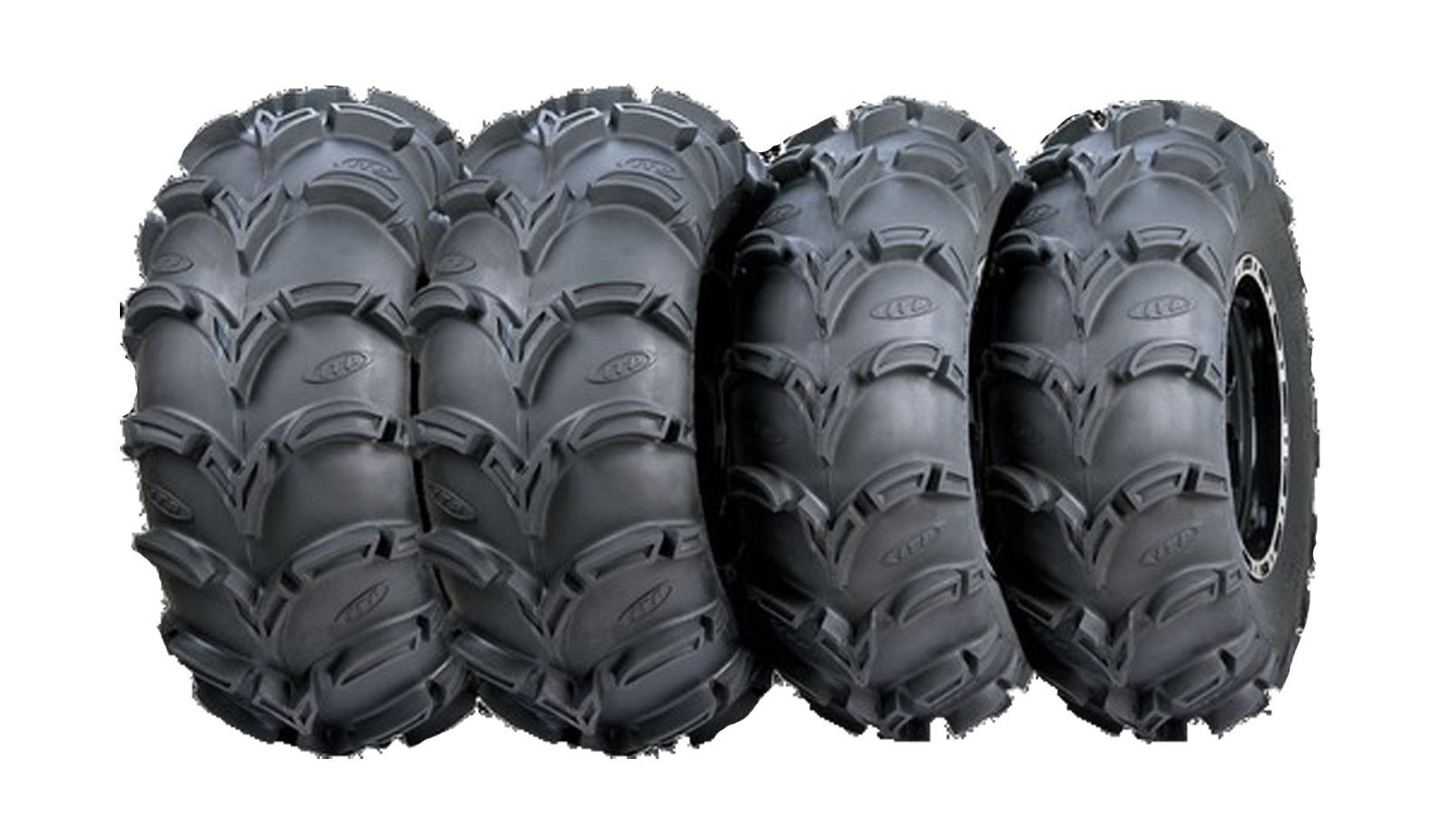 26 Itp Mud Lite Xl Atv Utv Tires Complete Set Of 4 26x9x12