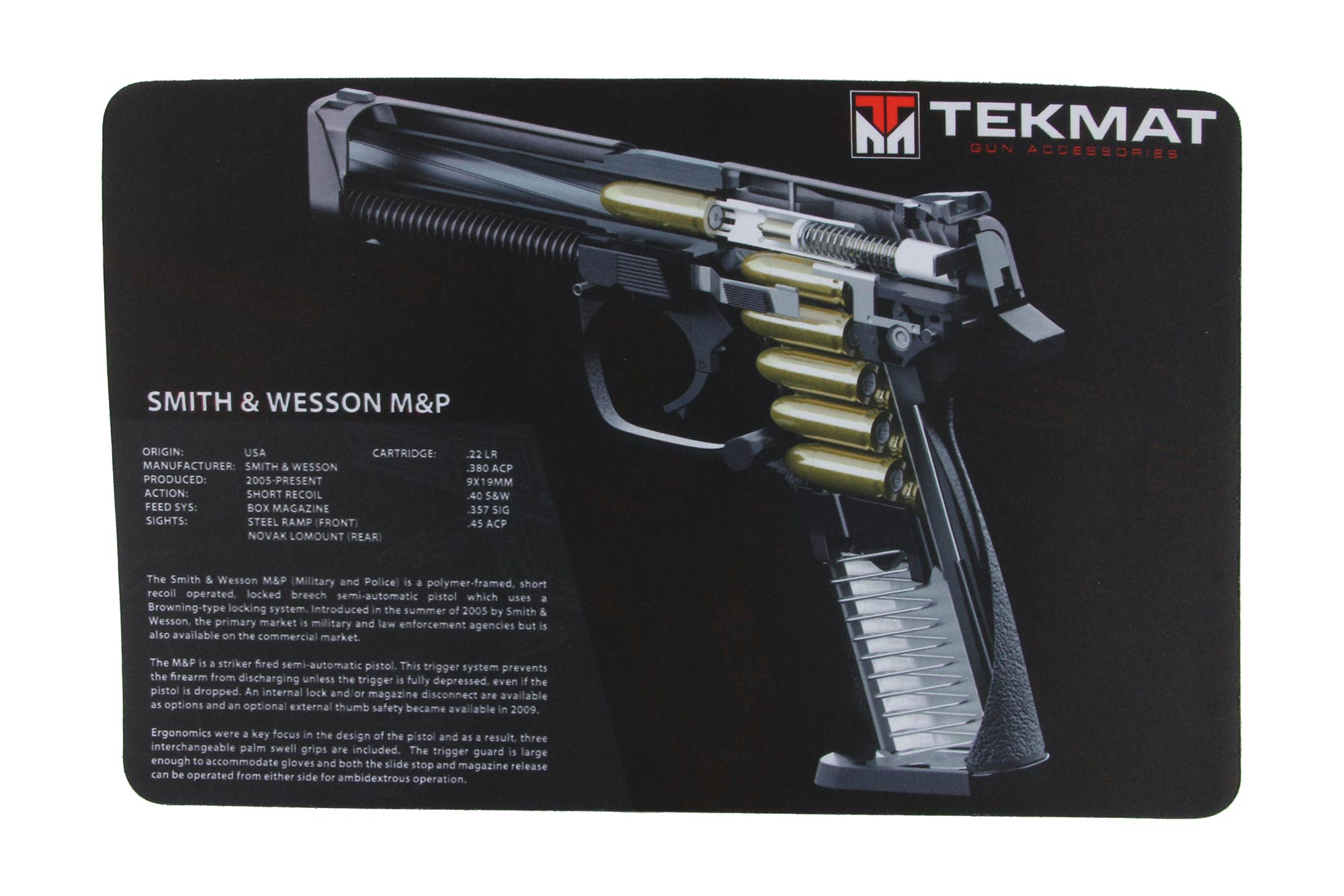 Smith & Wesson M&P "3D" TekMat 11Inch X 17Inch Handgun Cleaning Mat