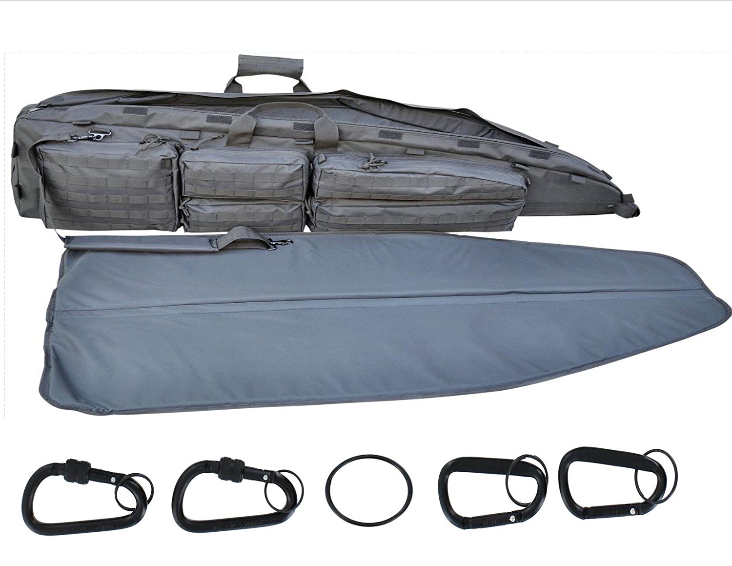 Readi USA Sniper 52 Sniper Rifle Case Drag Bag Backpack & Shooting Mat ...