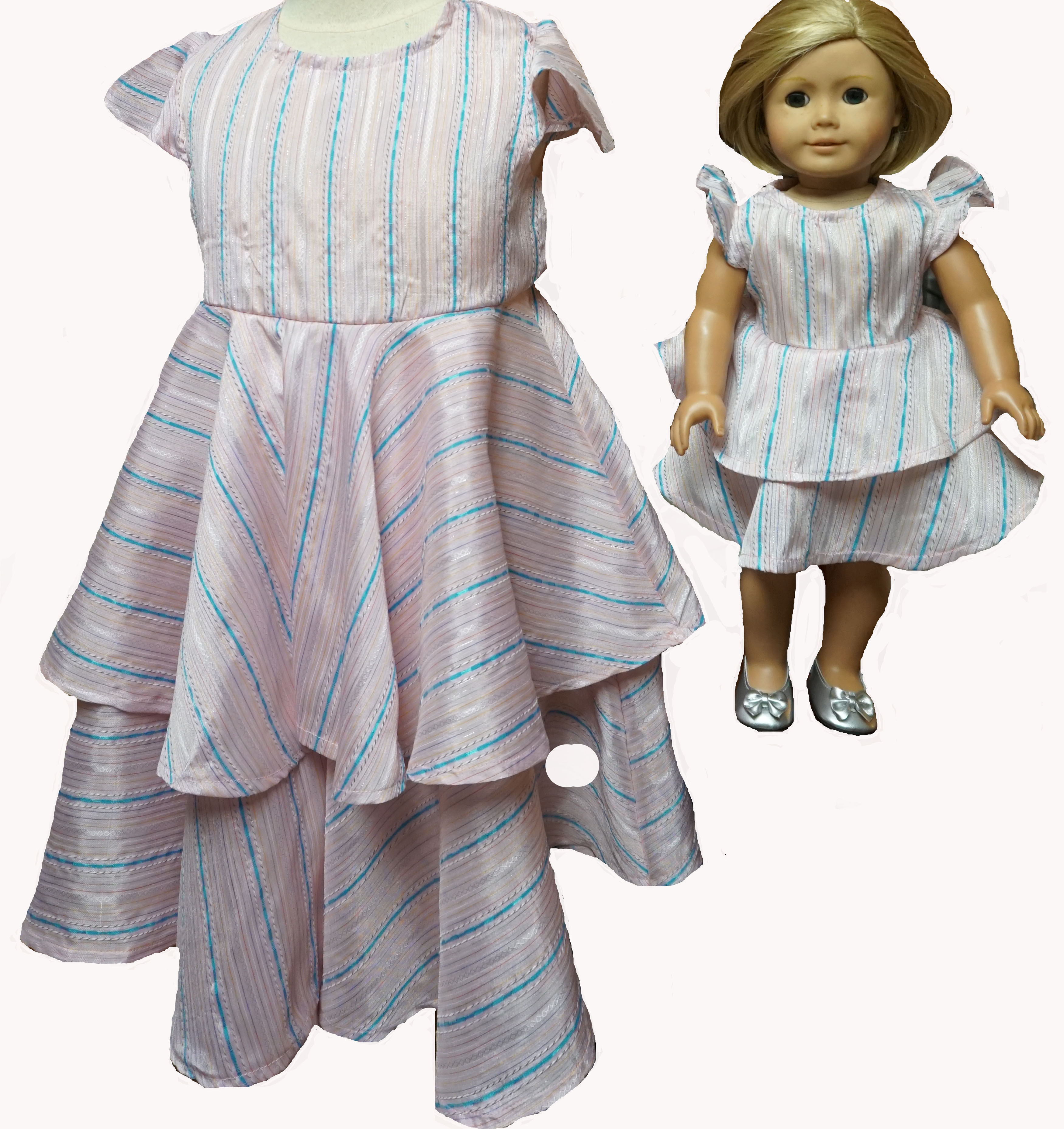 Matching Girl and Doll Dresses By Size