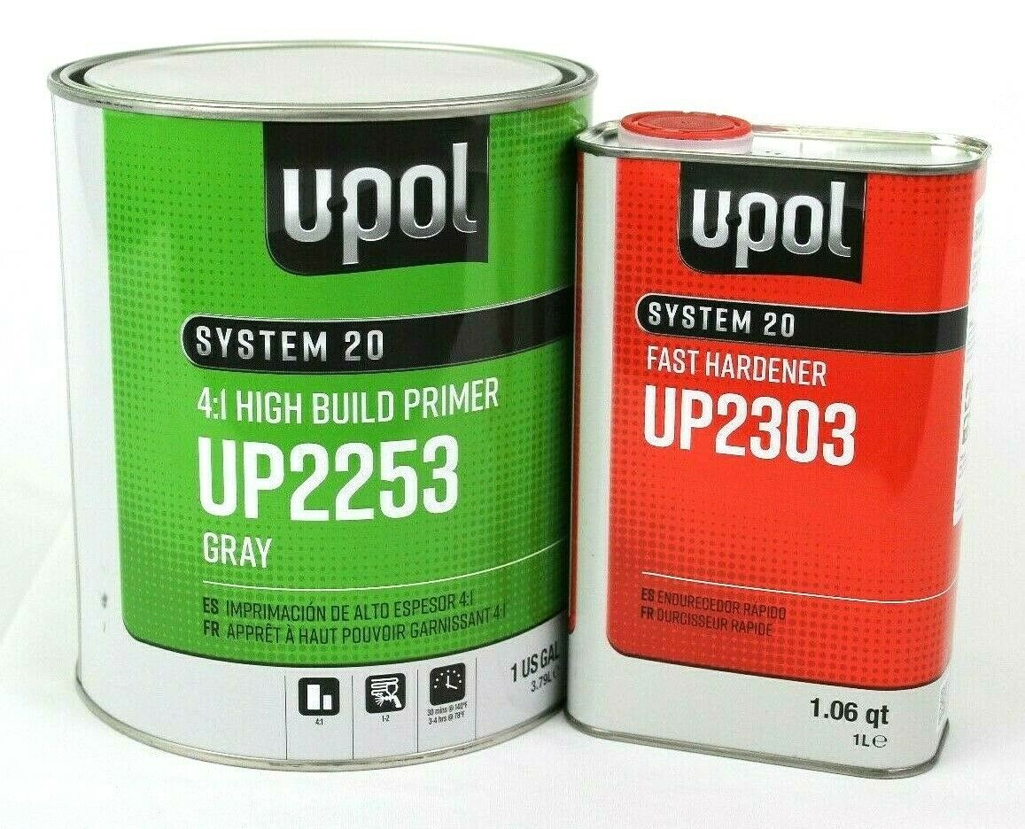 (1) UPol 2253 Urthane Primer Filler 1 Gal & (1) UPol 2303 Fast