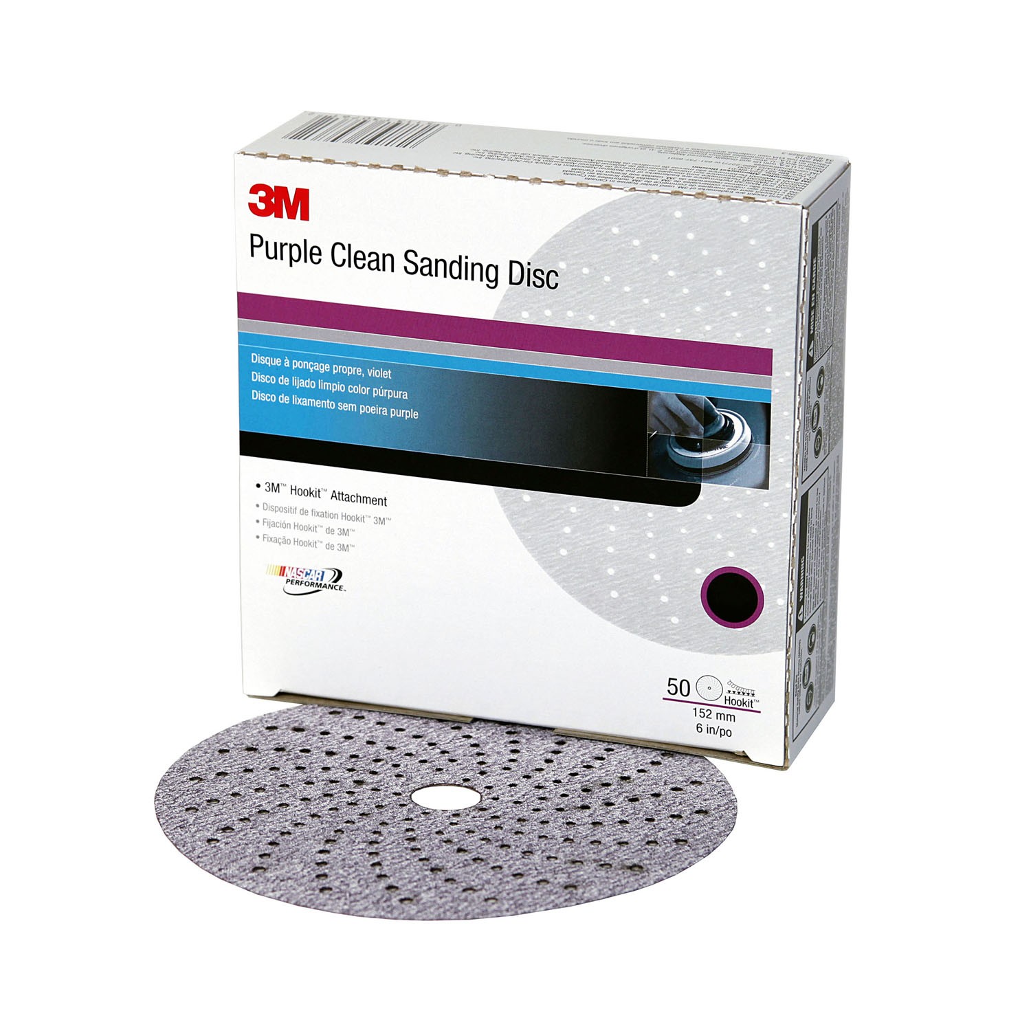 3M 30761 Hookit 334U Purple 6 Inch P600 Grit Clean Sanding Disc eBay