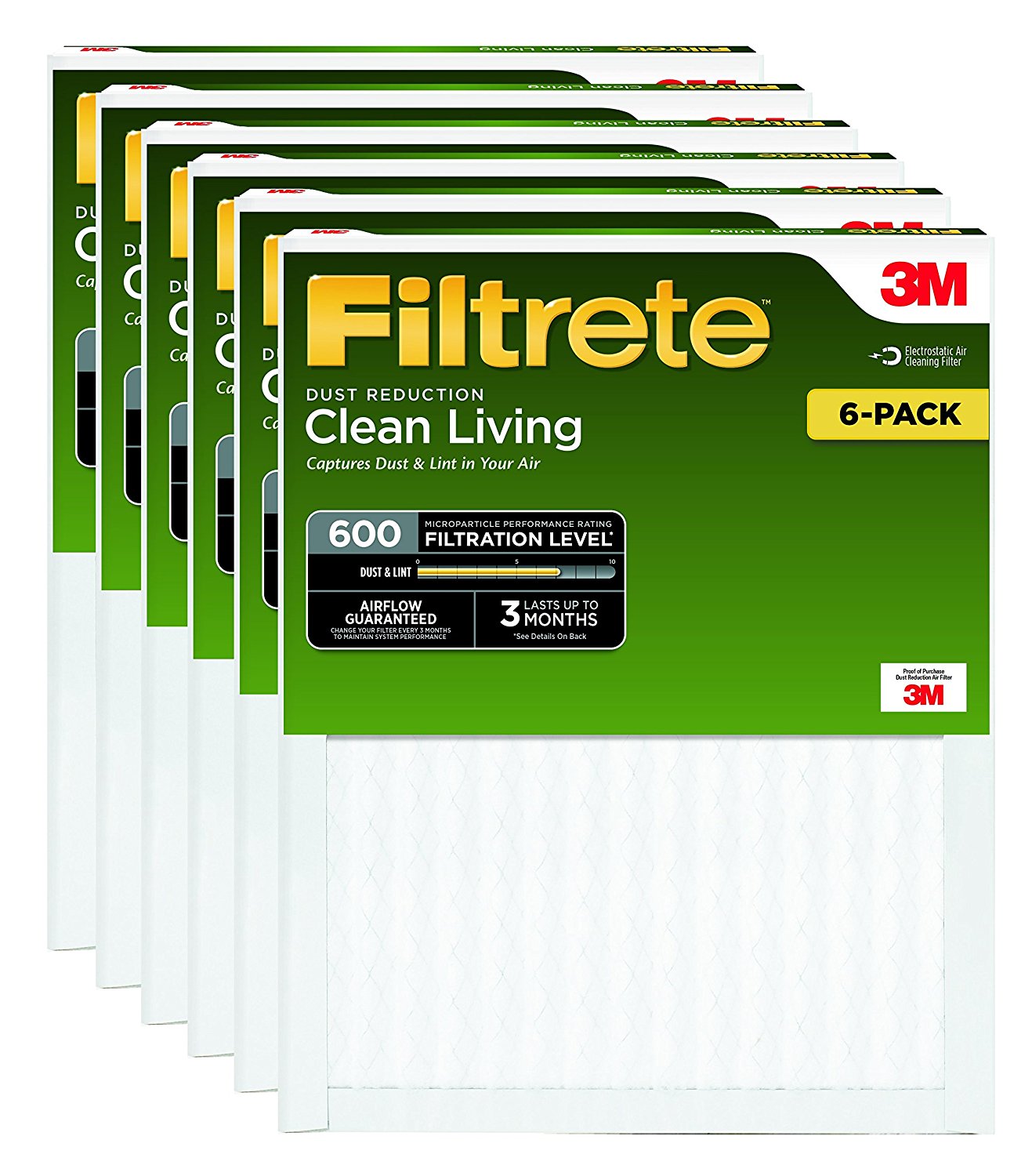 3M Dust /& Pollen Reduction Filter 14 x 20 x 1 9835DC-6