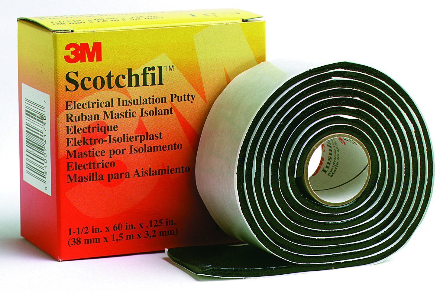 3M 41750 Scotchfil Electrical Insulation Putty 1-1/2" X 60" 54007417507