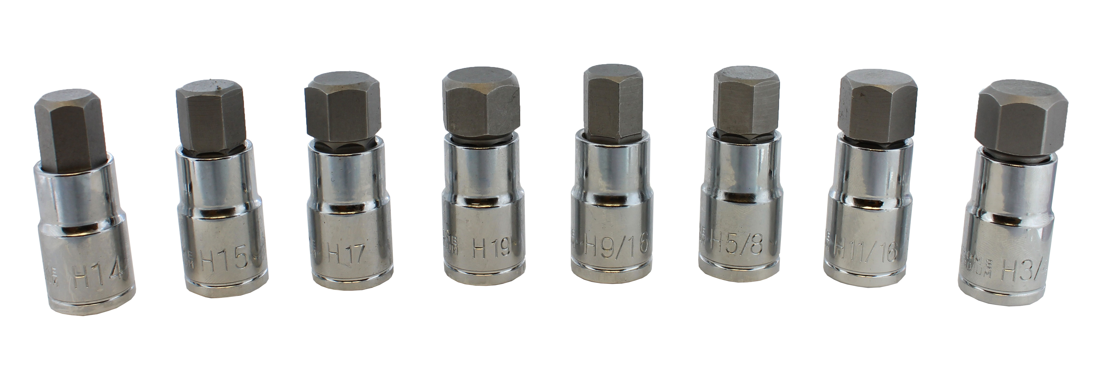 ABN Hex Socket Set 32Pc SAE and Metric Allen Socket Set Hex Bit