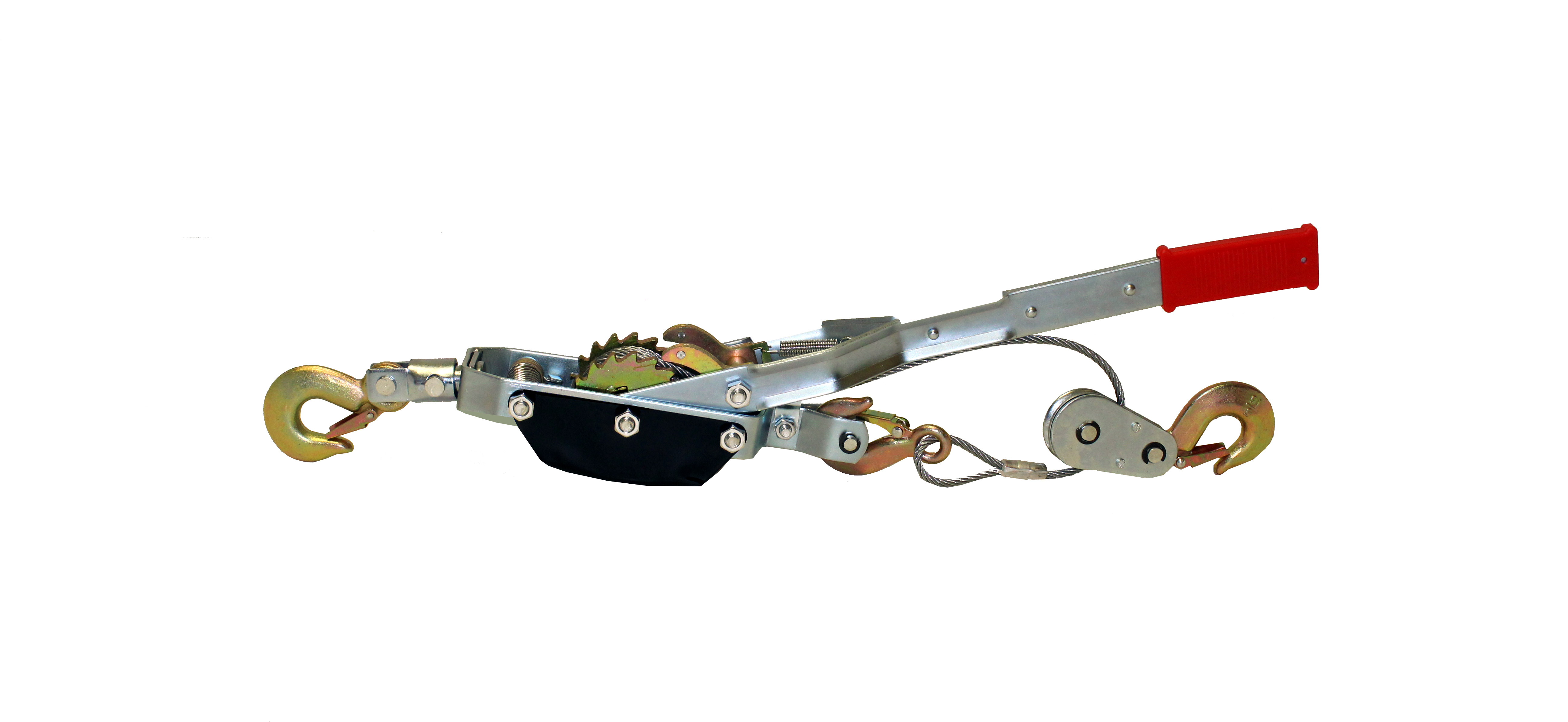 ABN HeavyDuty Hand Puller & Cable Rope 4Ton DualGear 3Hook Come