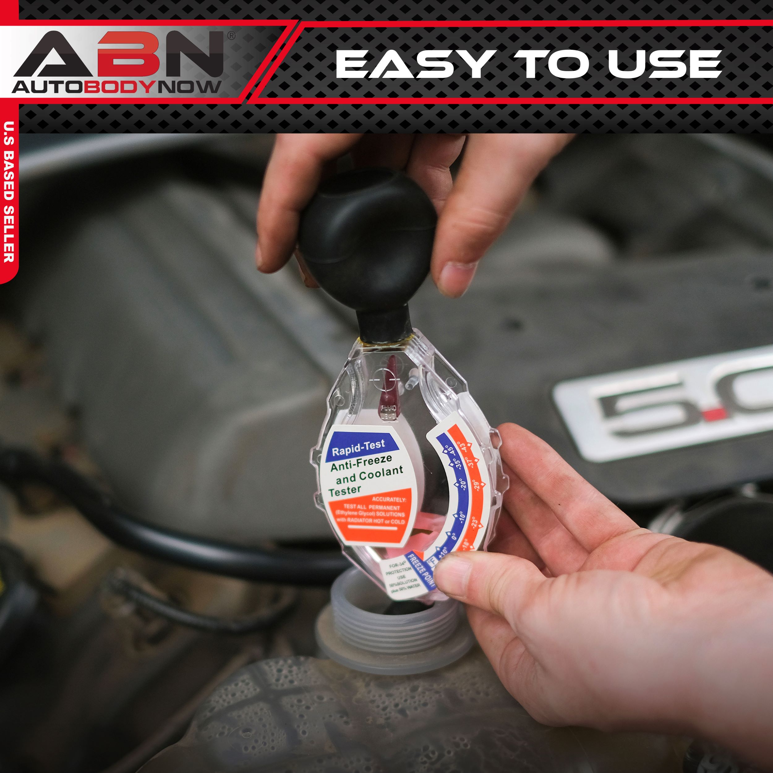 ABN Deluxe Antifreeze and Coolant Tester Hydrometer Tester Antifreeze