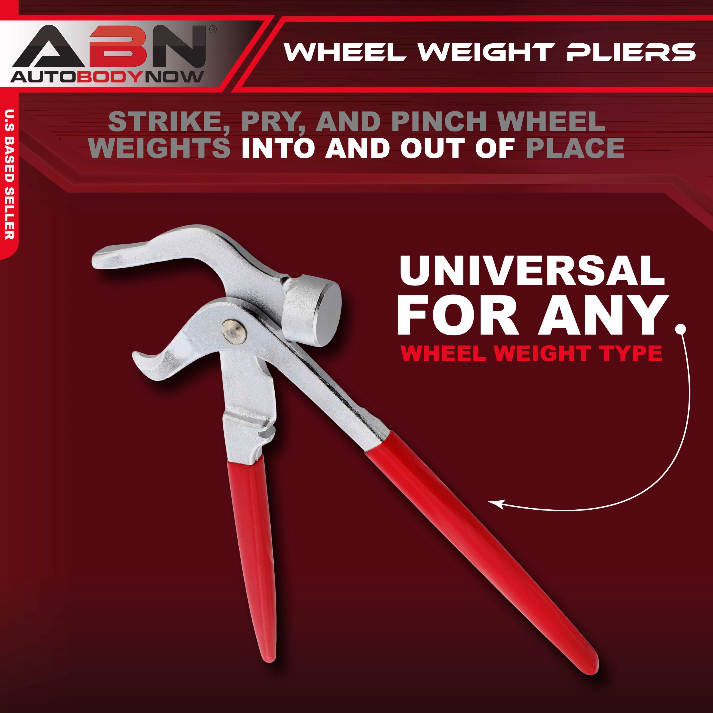 ABN Wheel Weight Pliers Wheel Weight Hammer Tool Tire Weight