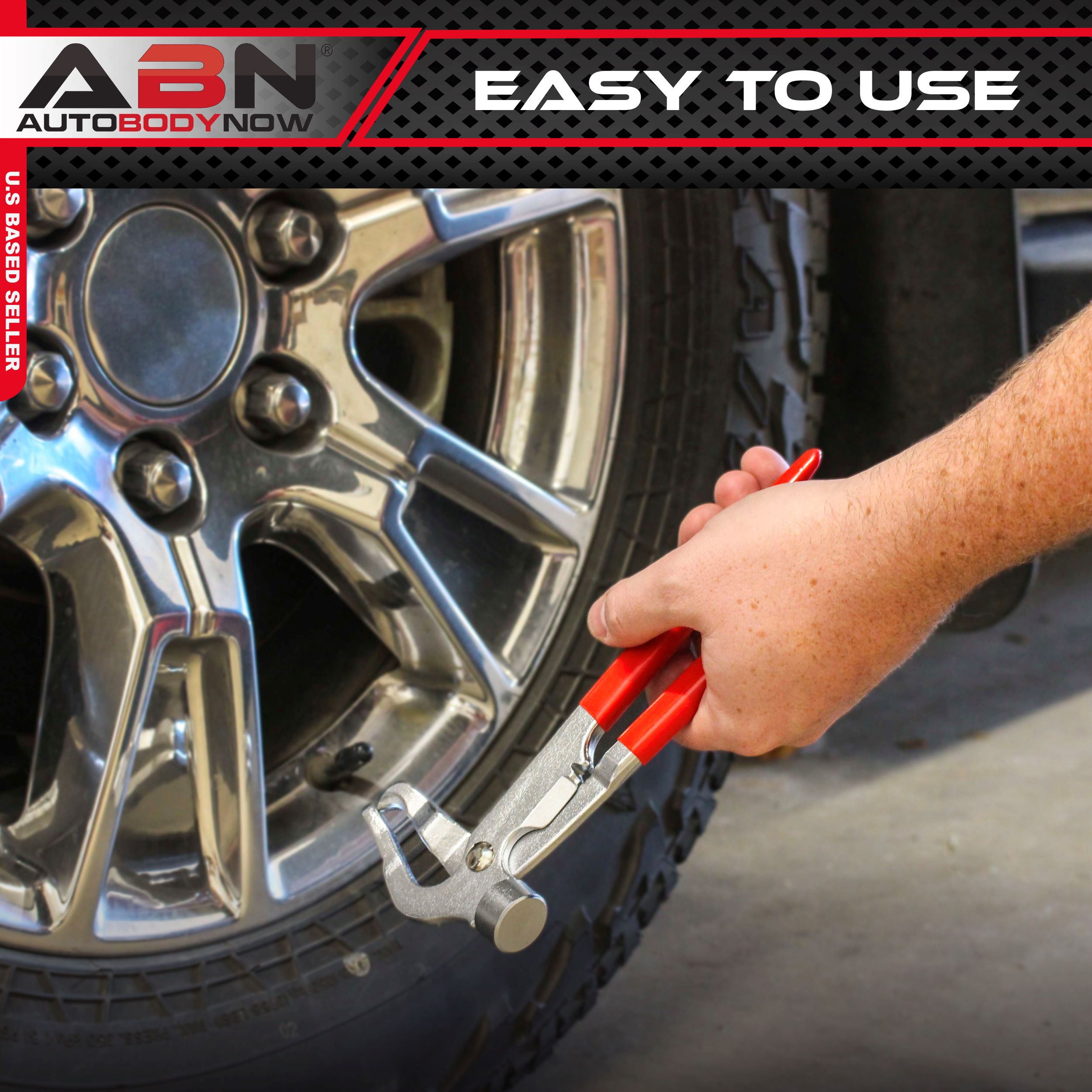 ABN Wheel Weight Pliers Wheel Weight Hammer Tool Tire Weight