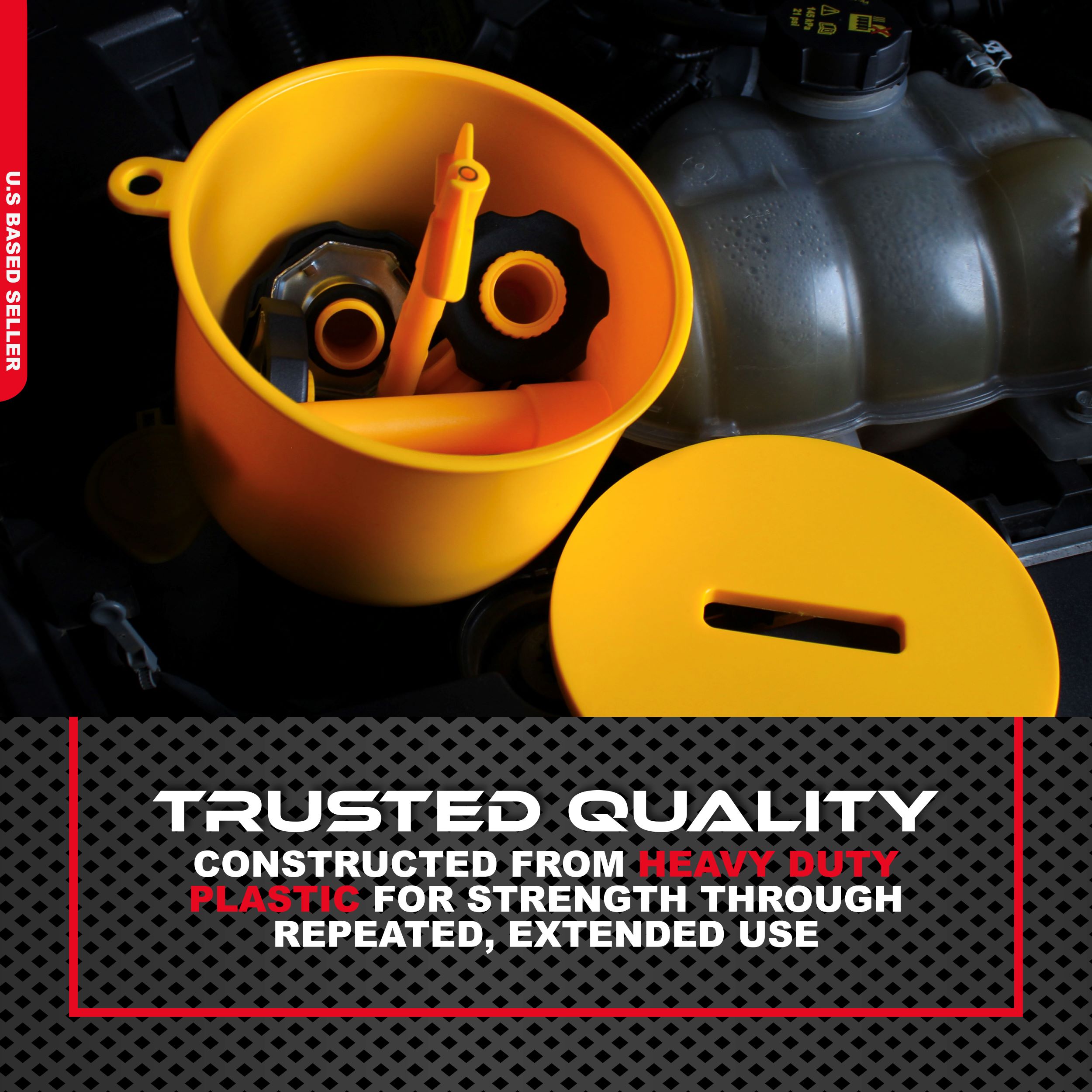 ABN Coolant Funnel Kit Radiator Coolant Flush Kit Radiator Funnel