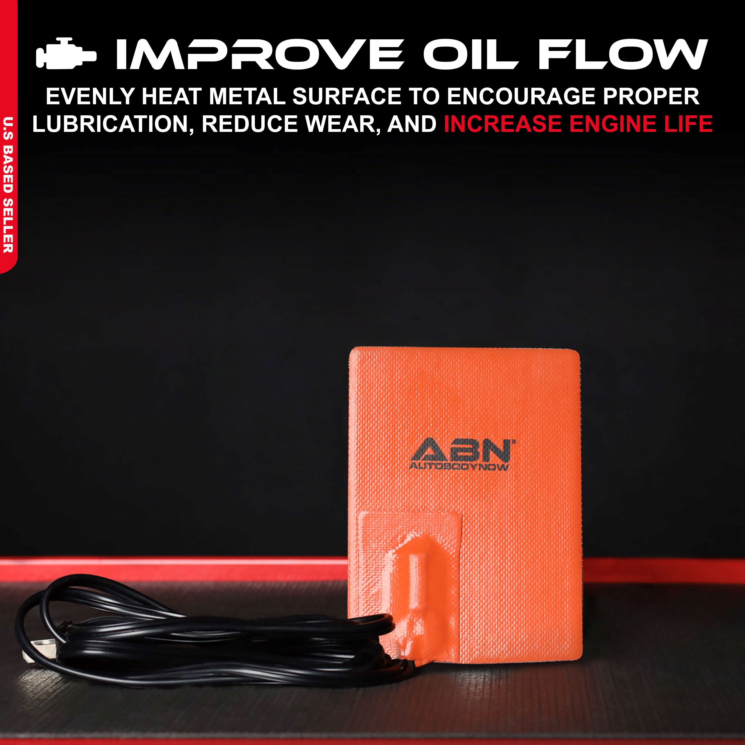 ABN Silicone Heater Pad Car Battery Heater Oil Pan Heater Pad 4x5