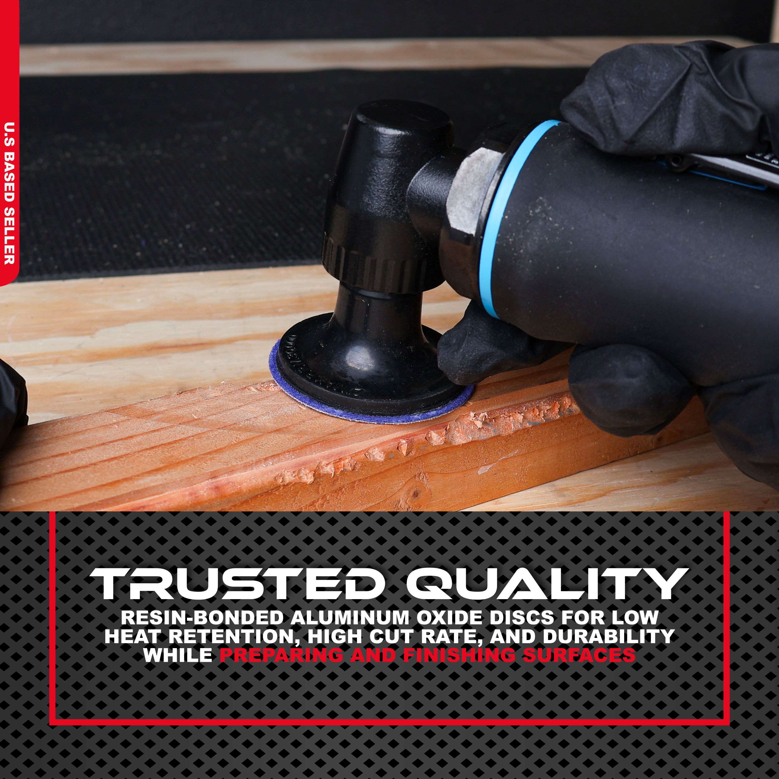 ABN Aluminum Oxide Sandpaper Disc 50pk 2in Sanding Disc Orbital Sander