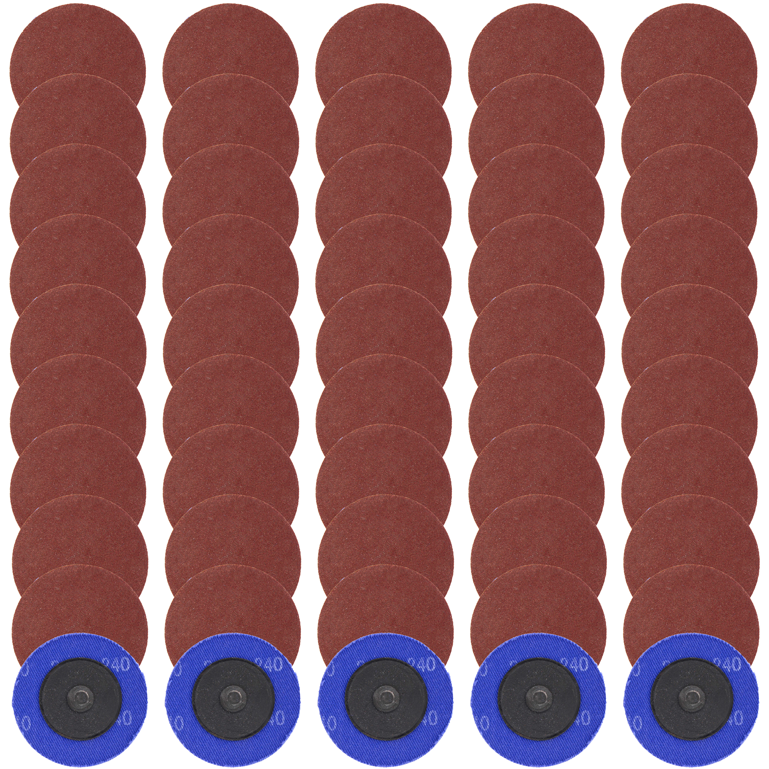 ABN Aluminum Oxide Sandpaper Disc 50pk 2in Sanding Disc Orbital Sander Pads Set - Picture 23 of 36