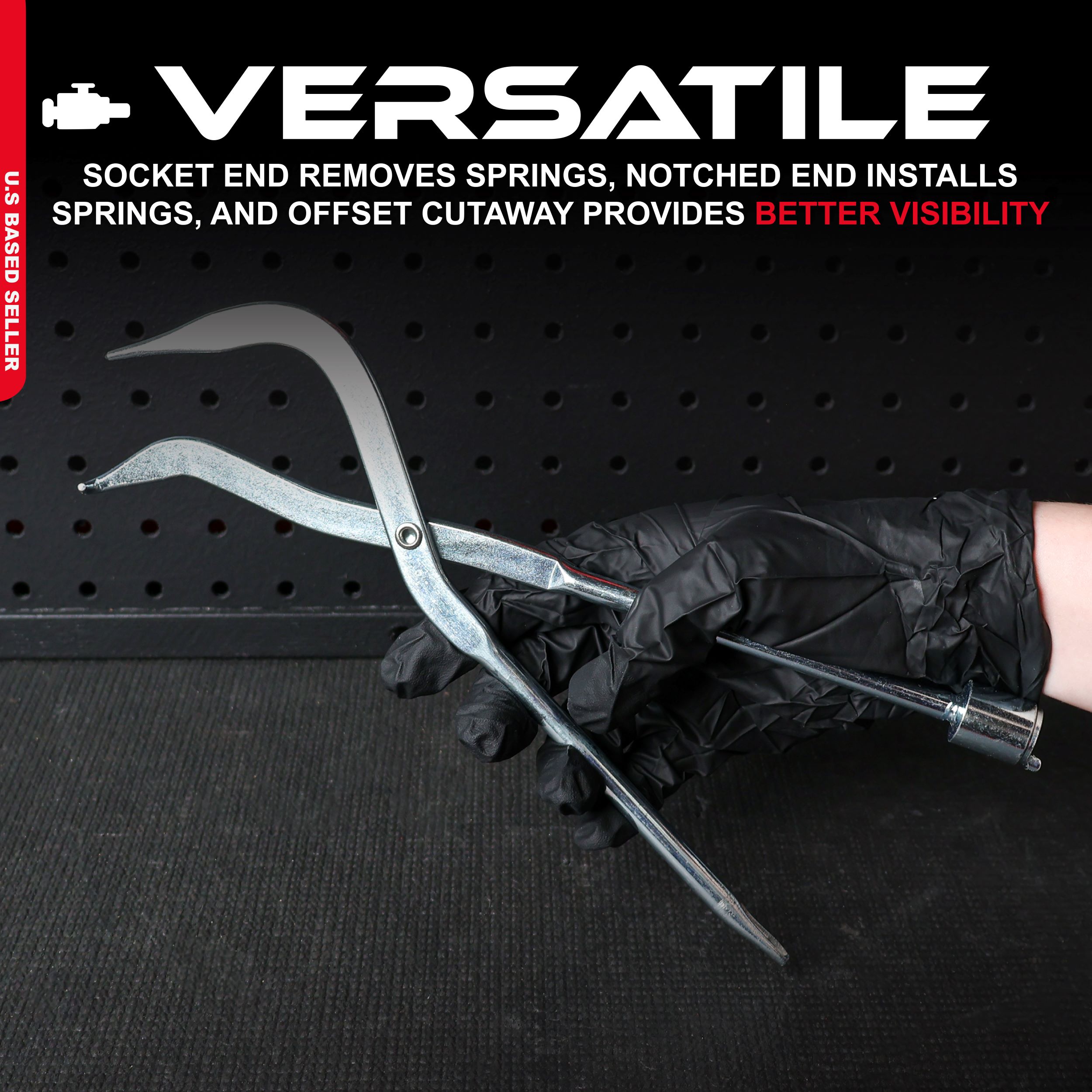 ABN Drum Brake Shoe Return Spring DualEnd Pliers Removal and