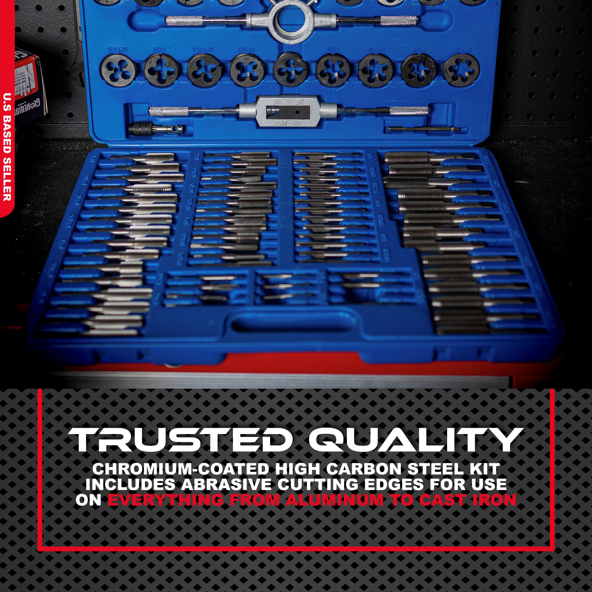 ABN Thread Tap and Die Set Metric Tap and Die Rethreading Tool Kit