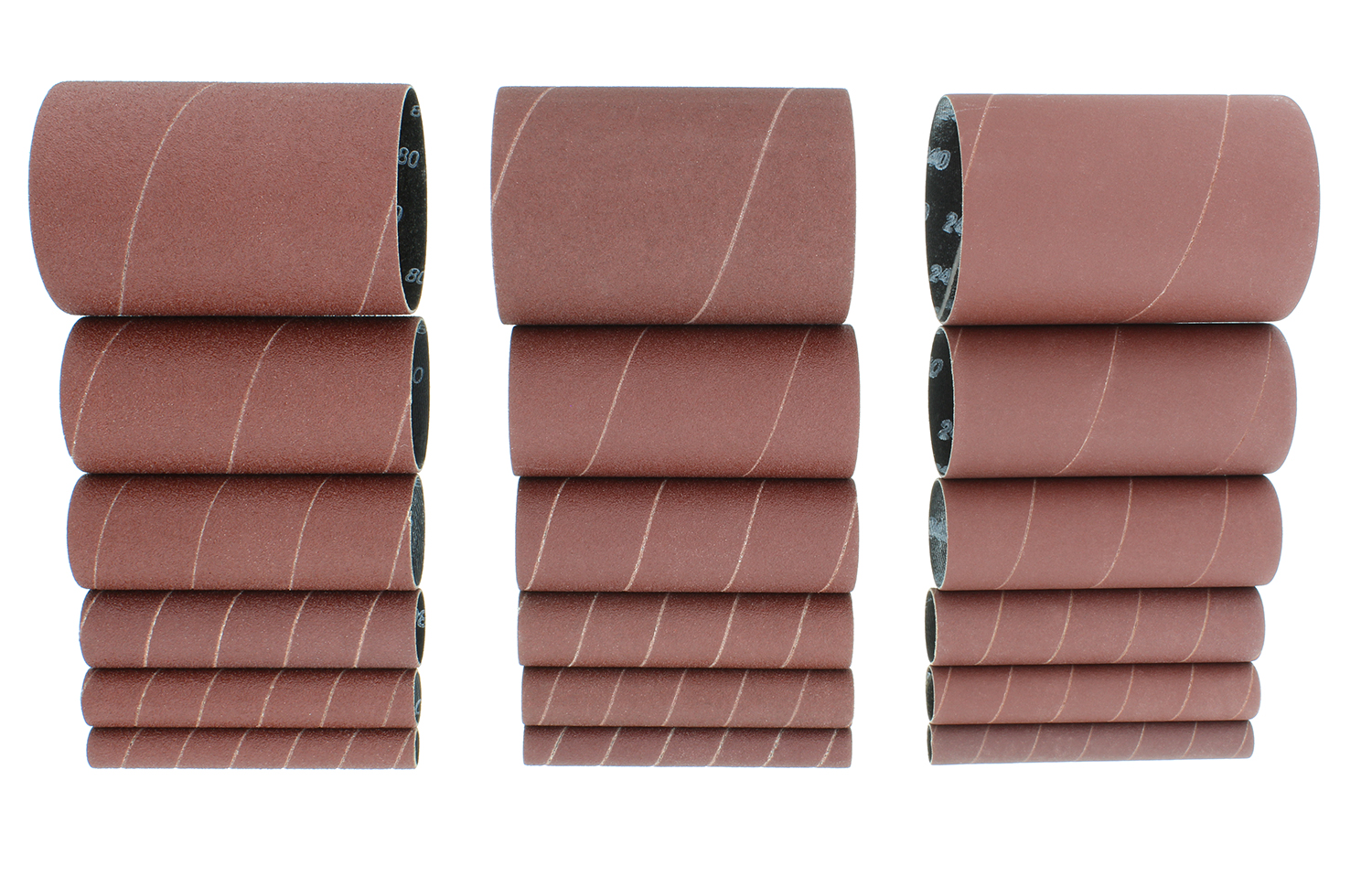 ABN Aluminum Oxide Wood Sanding Sleeves 18Pack 4.5” Inch Long