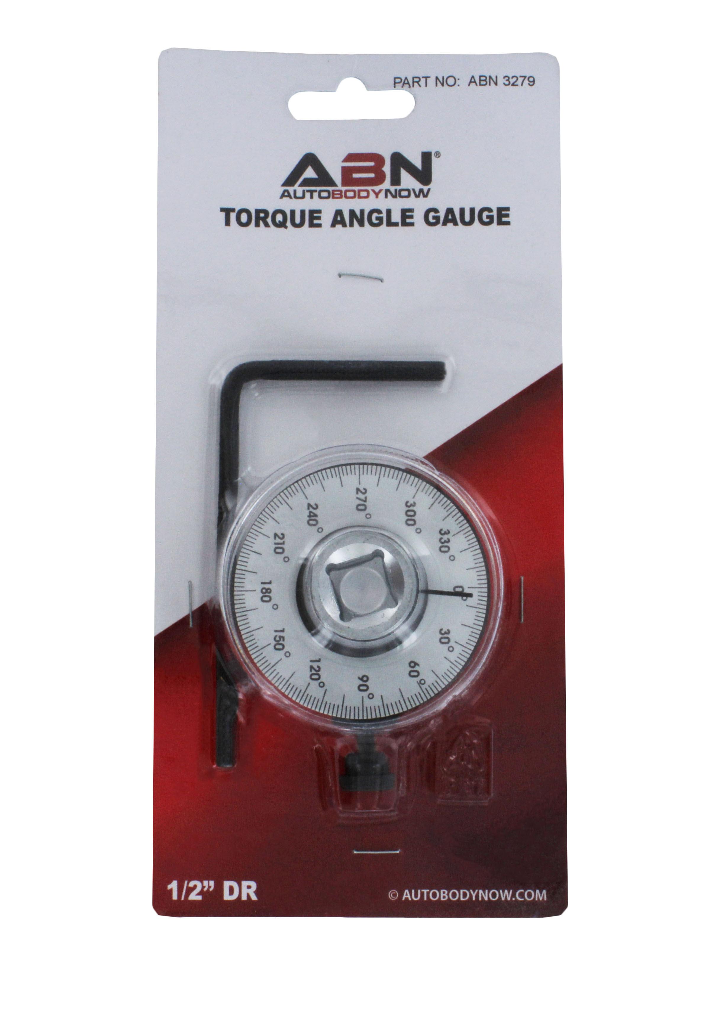 ABN Torque Angle Gauge 1/2 Inch Drive Torque to Yield Torque Angle